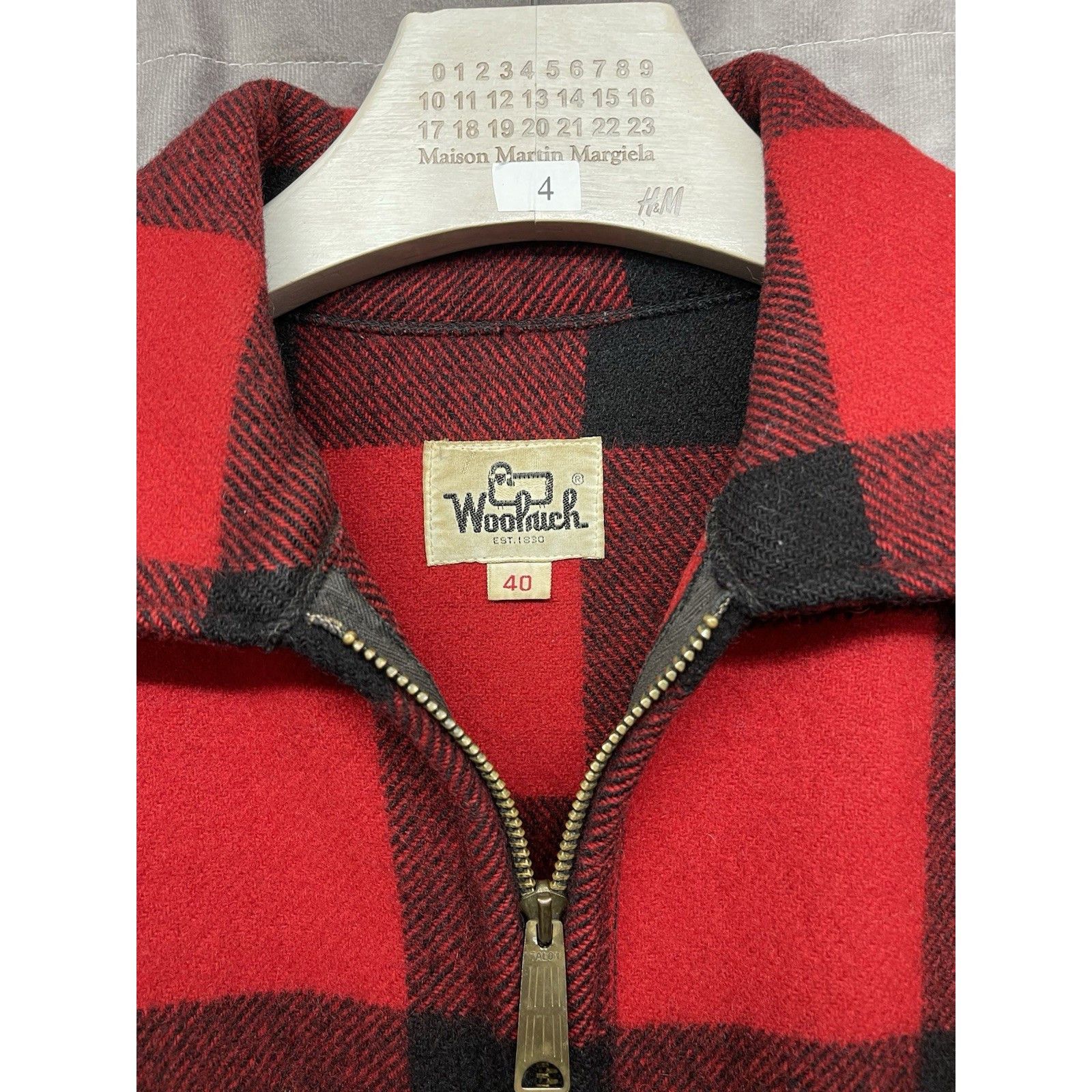 Other VINTAGE 1950S WOOLRICH BUFFALO PLAID WOOL ZIP MACKINAW HUNTI Size US XXS / EU 40 - 4 Thumbnail