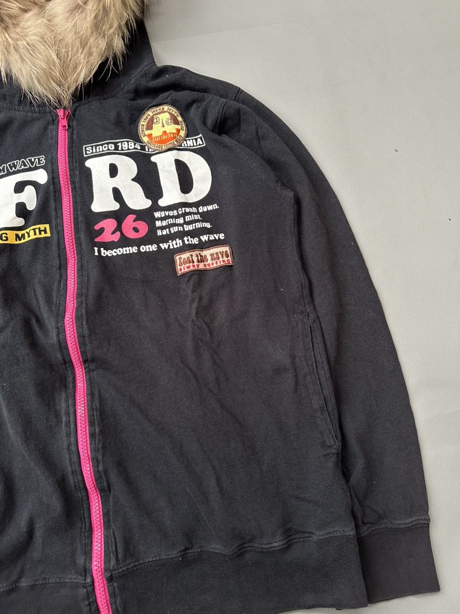 Hysteric Glamour CRAZY FADED BEAUMERE GOTHIC POEM ZIP FUR HOODIE LGB STYLE Size US L / EU 52-54 / 3 - 4 Thumbnail