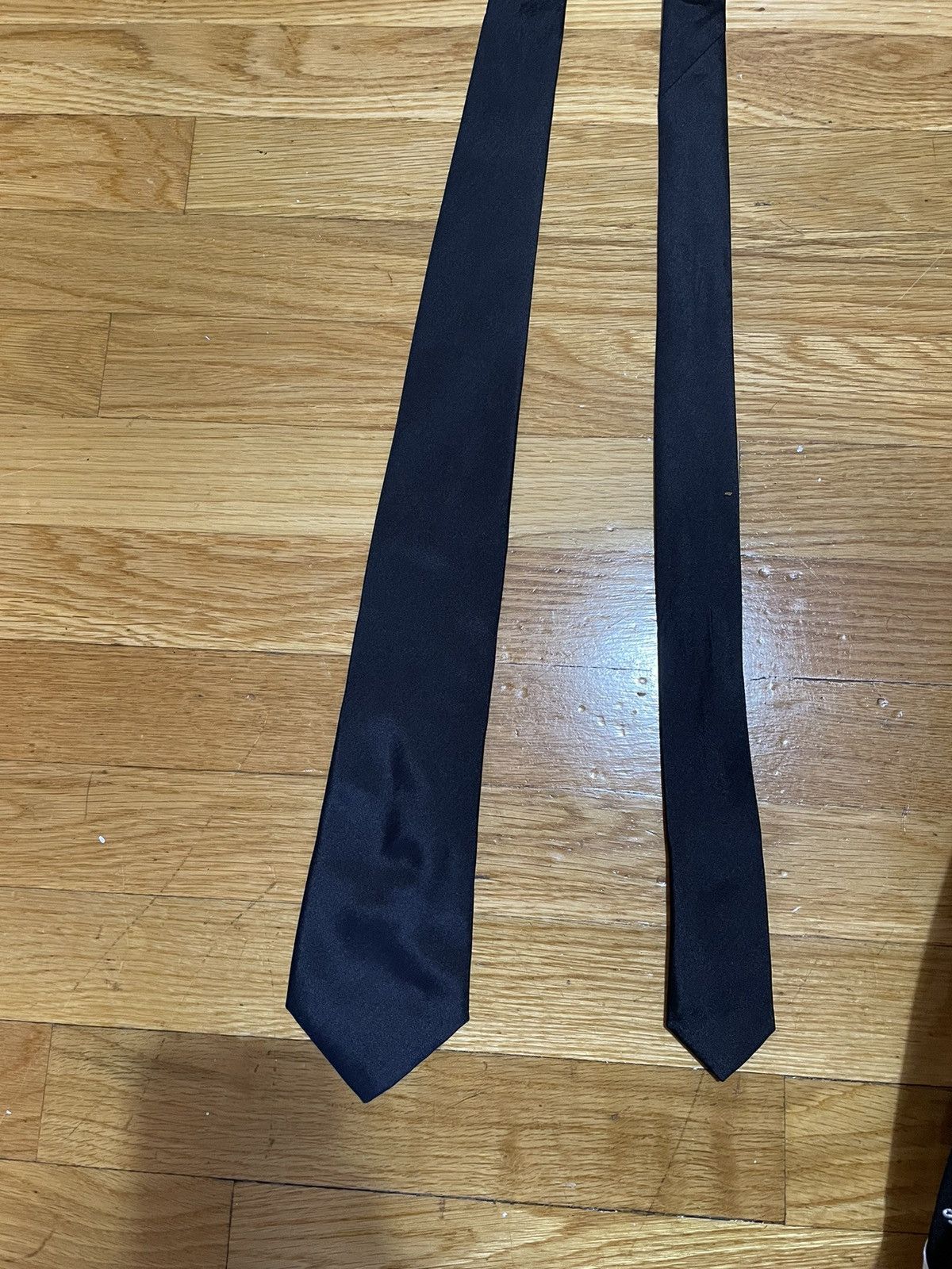 Valentino Valentino Geometric Black Tie 100% Silk Size ONE SIZE - 3 Thumbnail