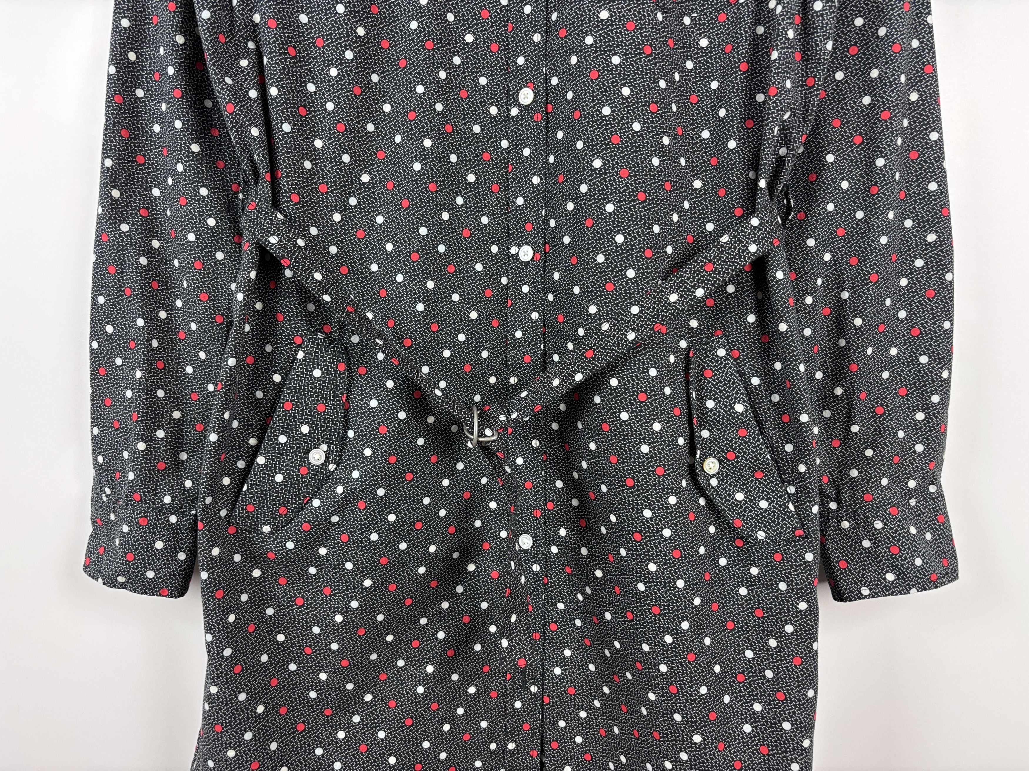 Fred Perry Fred Perry Polka Dot Belted Shirt Dress Gray US 4 / UK 8 Size S / US 4 / IT 40 - 3 Thumbnail