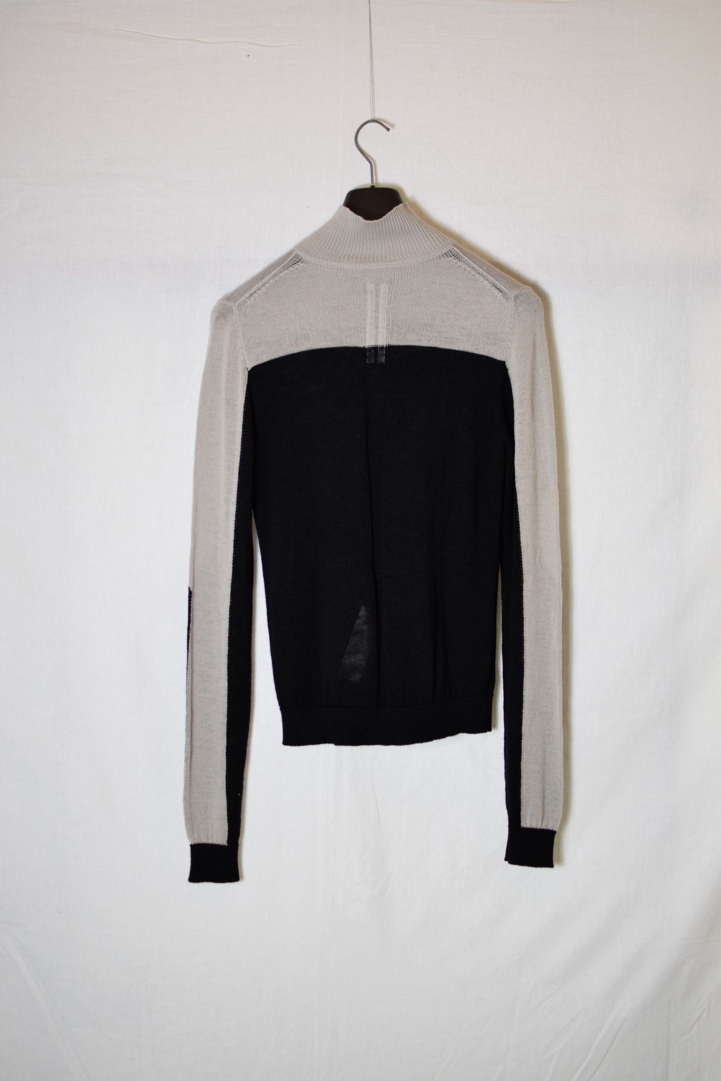 Rick Owens Rick Owens AW22 Color Block Turtleneck - RU02A5642-KNSI Size US M / EU 48-50 / 2 - 3 Thumbnail