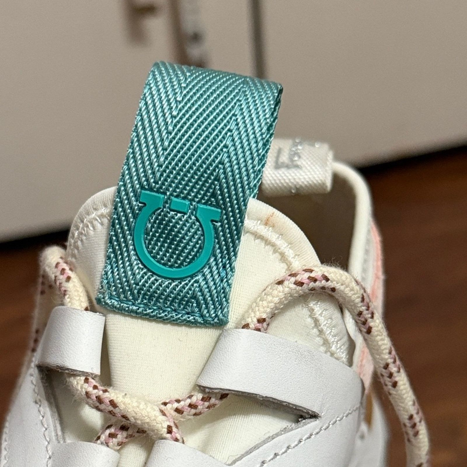 Salvatore Ferragamo Salvatore Ferragamo Indy Bianco Leather Suede Chunky Sneaker Size US 6 / IT 36 - 12 Thumbnail