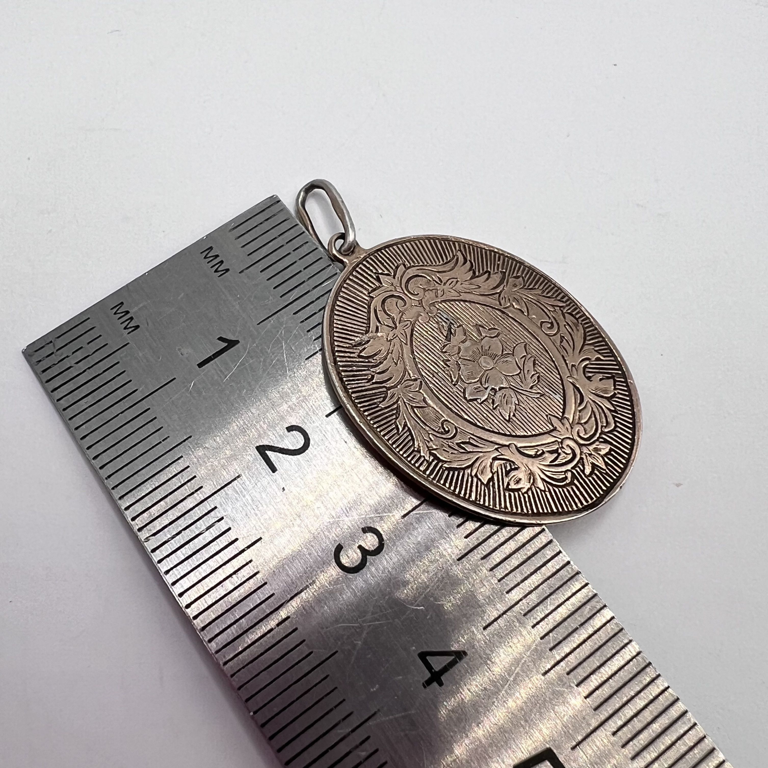 Vintage Vintage USSR Pendant Necklace Silver 875 Soviet 4.26gr Size ONE SIZE - 9 Thumbnail