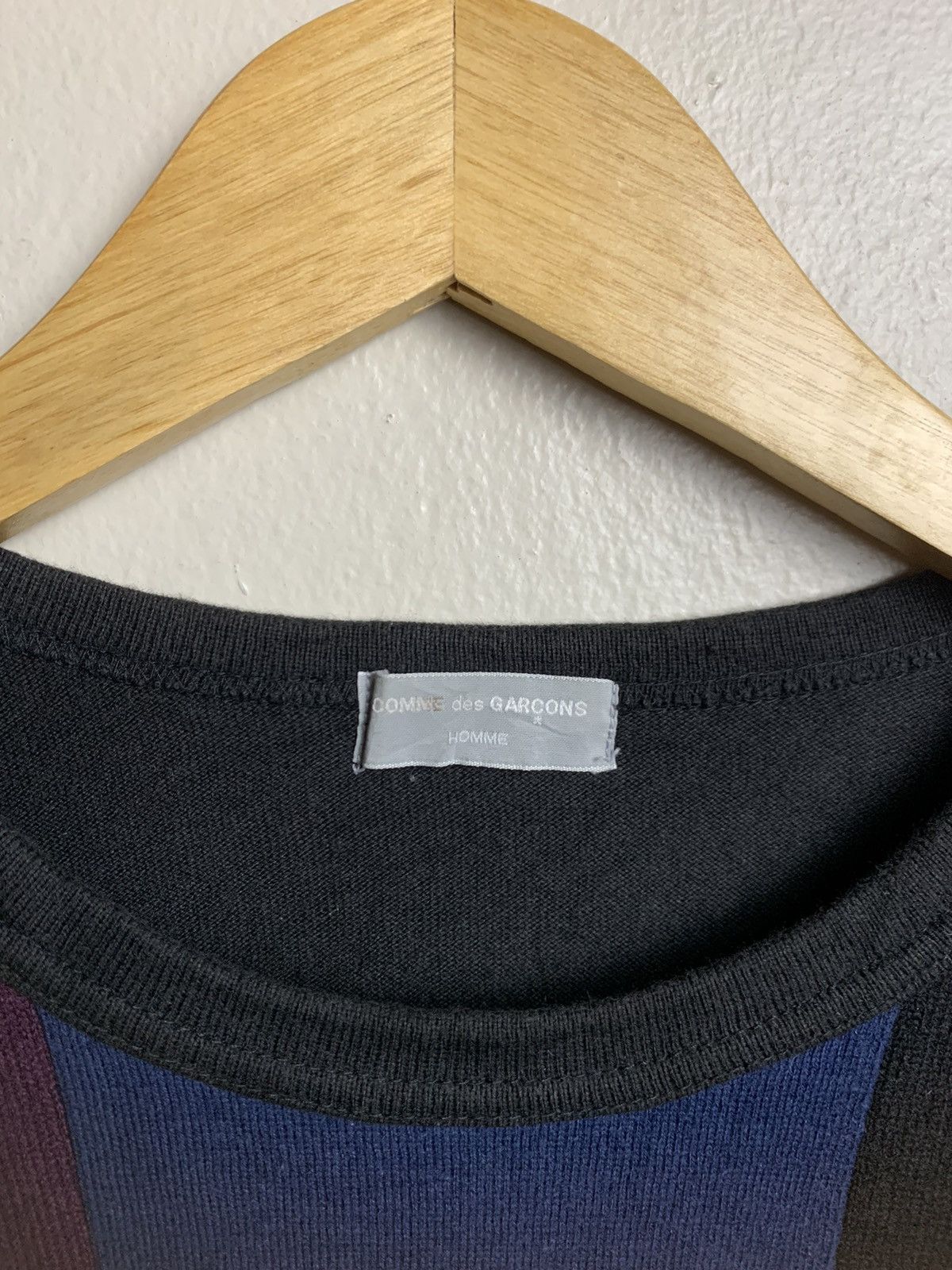 Comme des Garcons Homme Vintage 1997 Comme Des Garcons Homme Wool Patch Sweatshirt Size US L / EU 52-54 / 3 - 5 Thumbnail