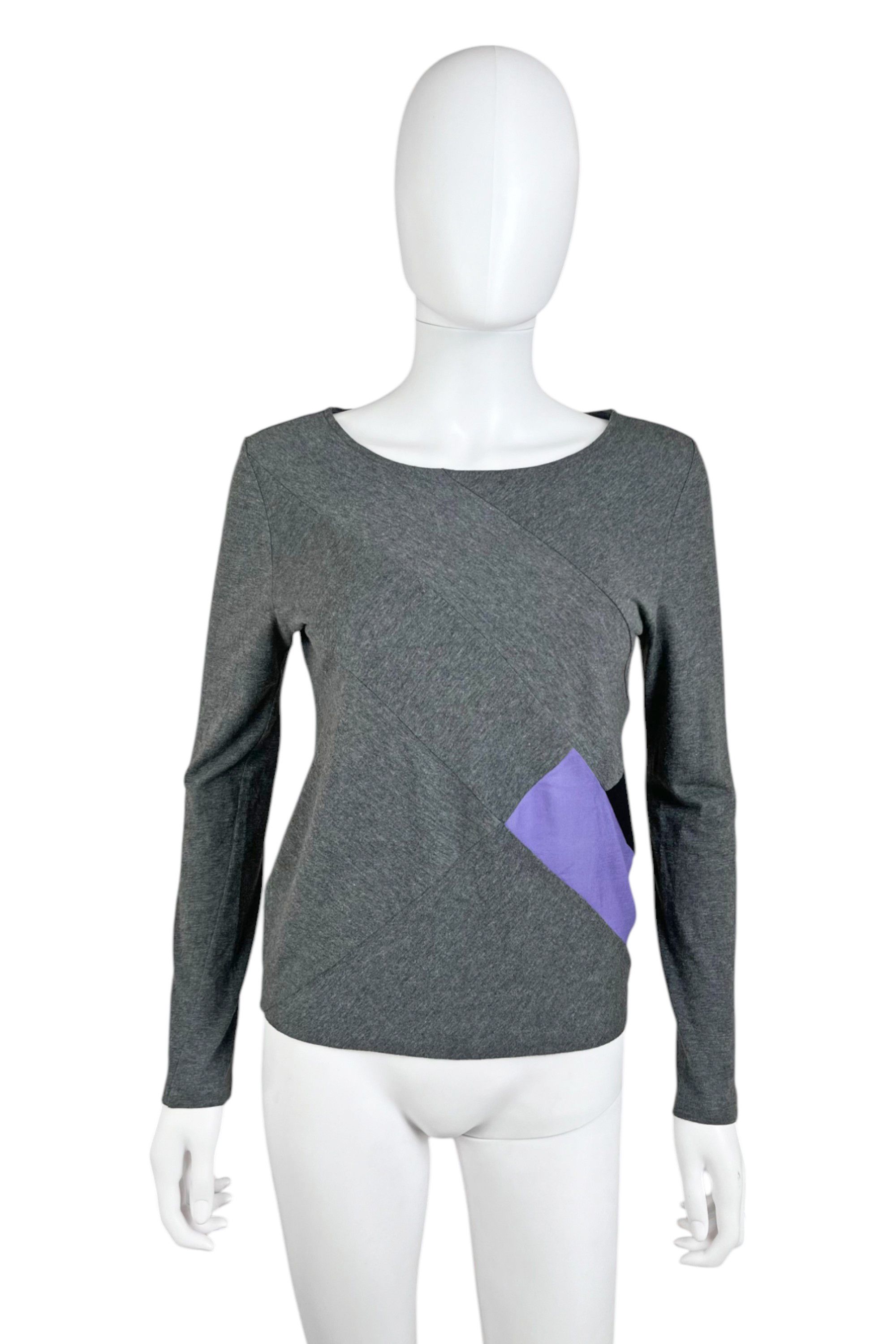 Yohji Yamamoto Cotton Cross Grey Longsleeve Size XS / US 0-2 / IT 36-38 - 1 Thumbnail