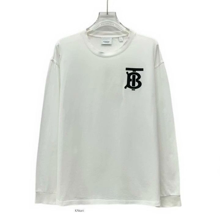 Burberry Burberry TB Logo Cotton Long-Sleeve T-Shirt Size US S / EU 44-46 / 1 - 1 Thumbnail