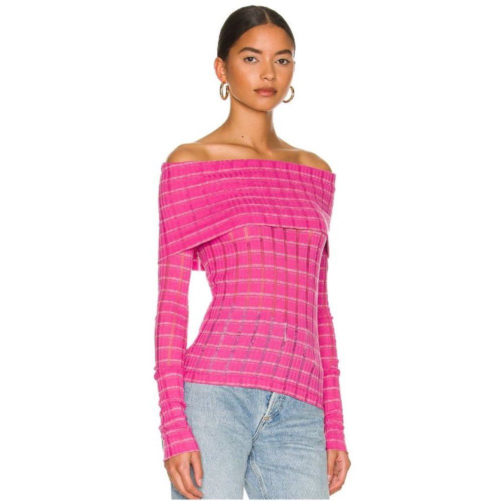 Free People NWT New $68 Free People Snowbunny Girlfriend Off the Should Size M / US 6-8 / IT 42-44 - 2 Thumbnail