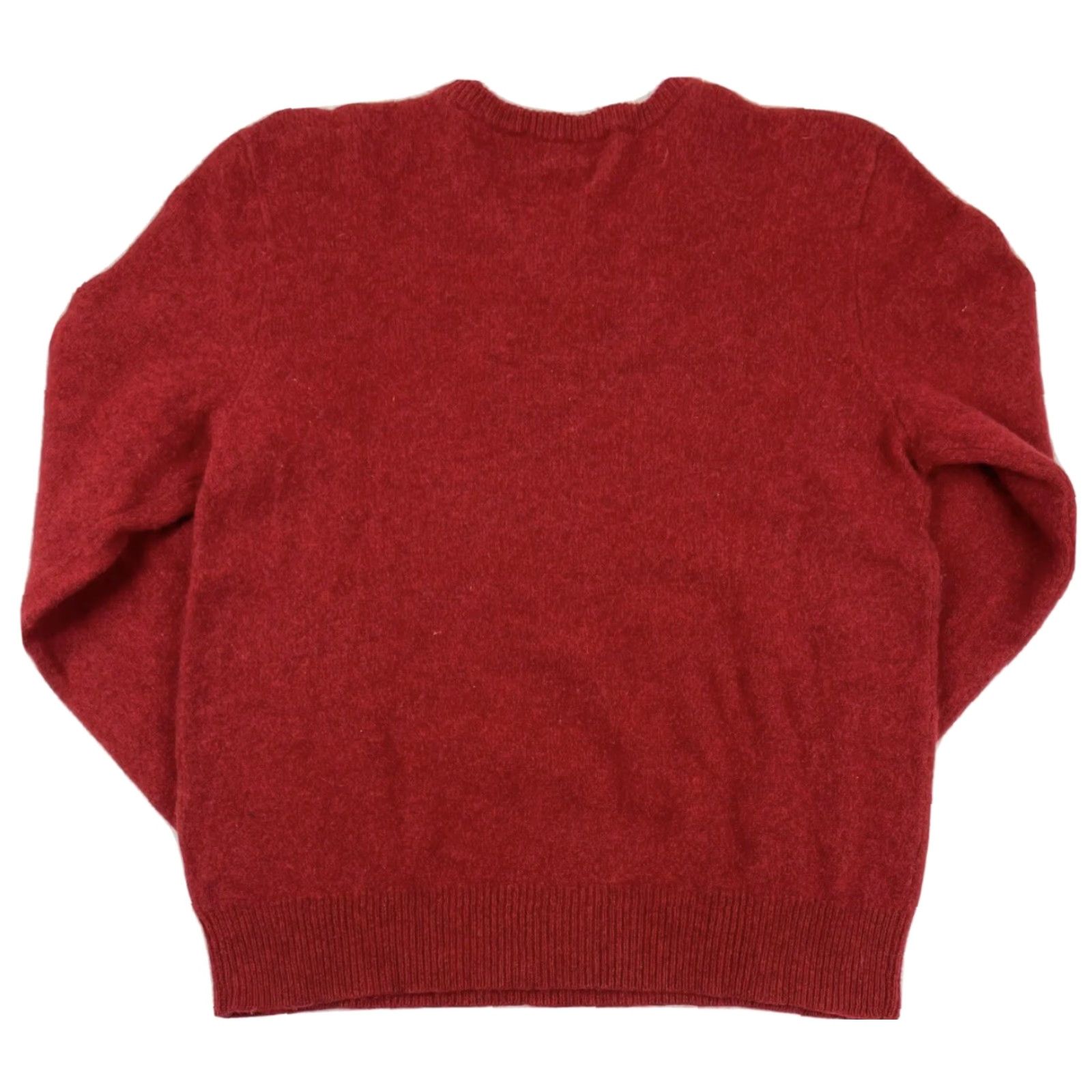 Polo Ralph Lauren Polo Ralph Lauren 90s Red Wool Sweater Mens L Pullover V-Neck Classic Retro Casual Size US L / EU 52-54 / 3 - 3 Thumbnail