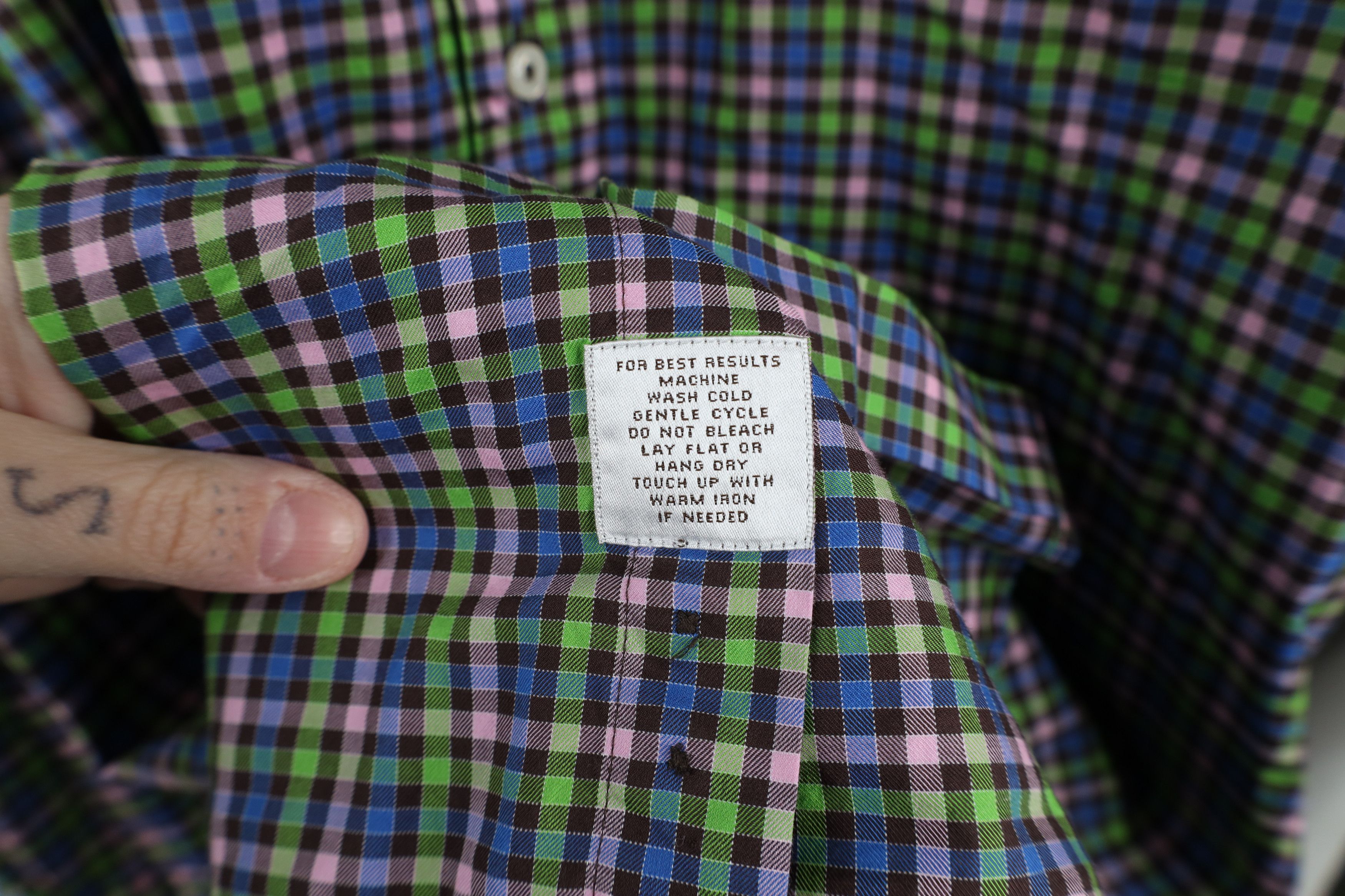 Peter Millar × Vintage Vintage Peter Millar Rainbow Collared Button Down Shirt Size US L / EU 52-54 / 3 - 4 Thumbnail