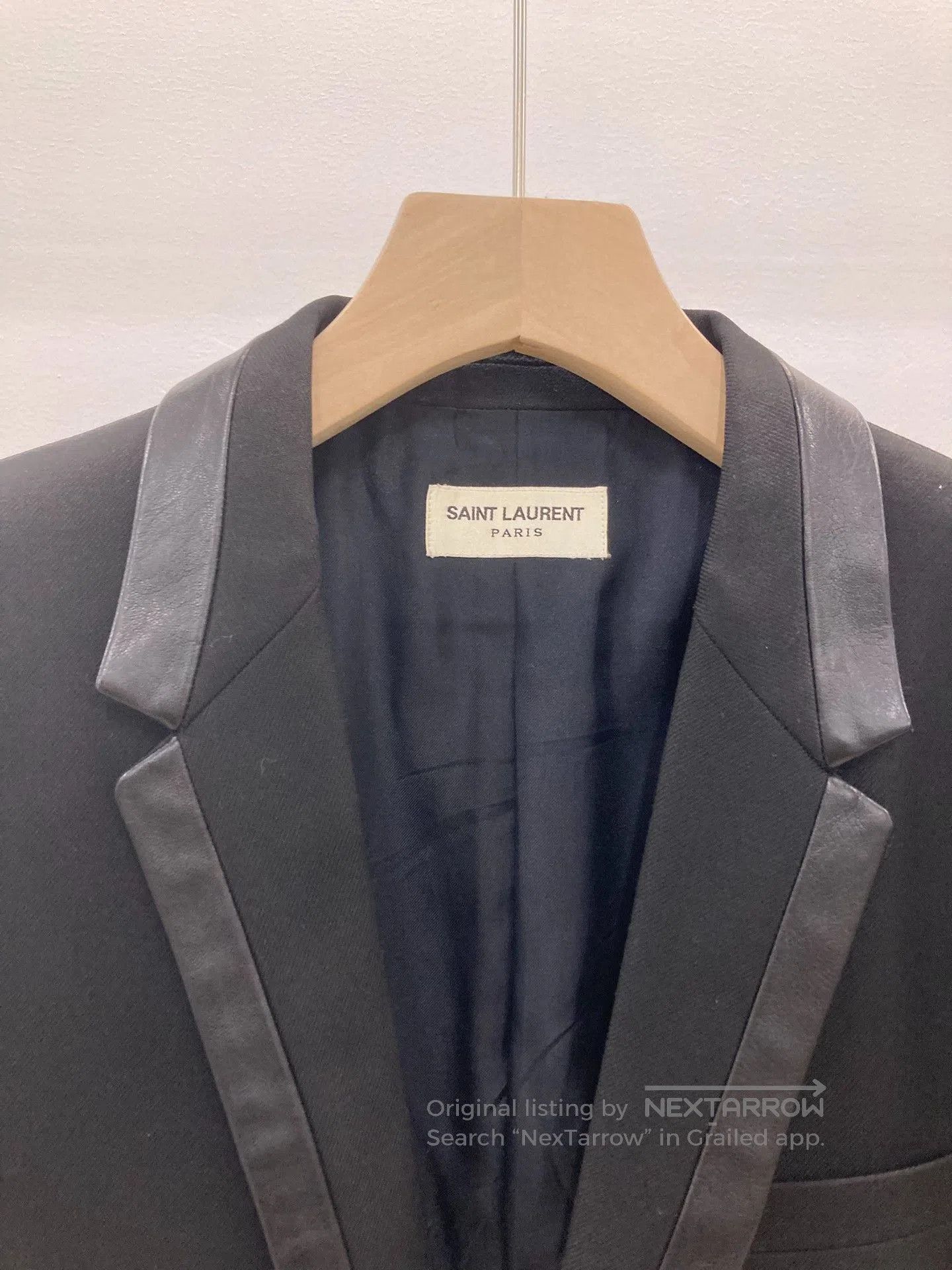 Saint Laurent Paris Saint Laurent Black Men's Blazer. Size US M / EU 48-50 / 2 - 2 Thumbnail
