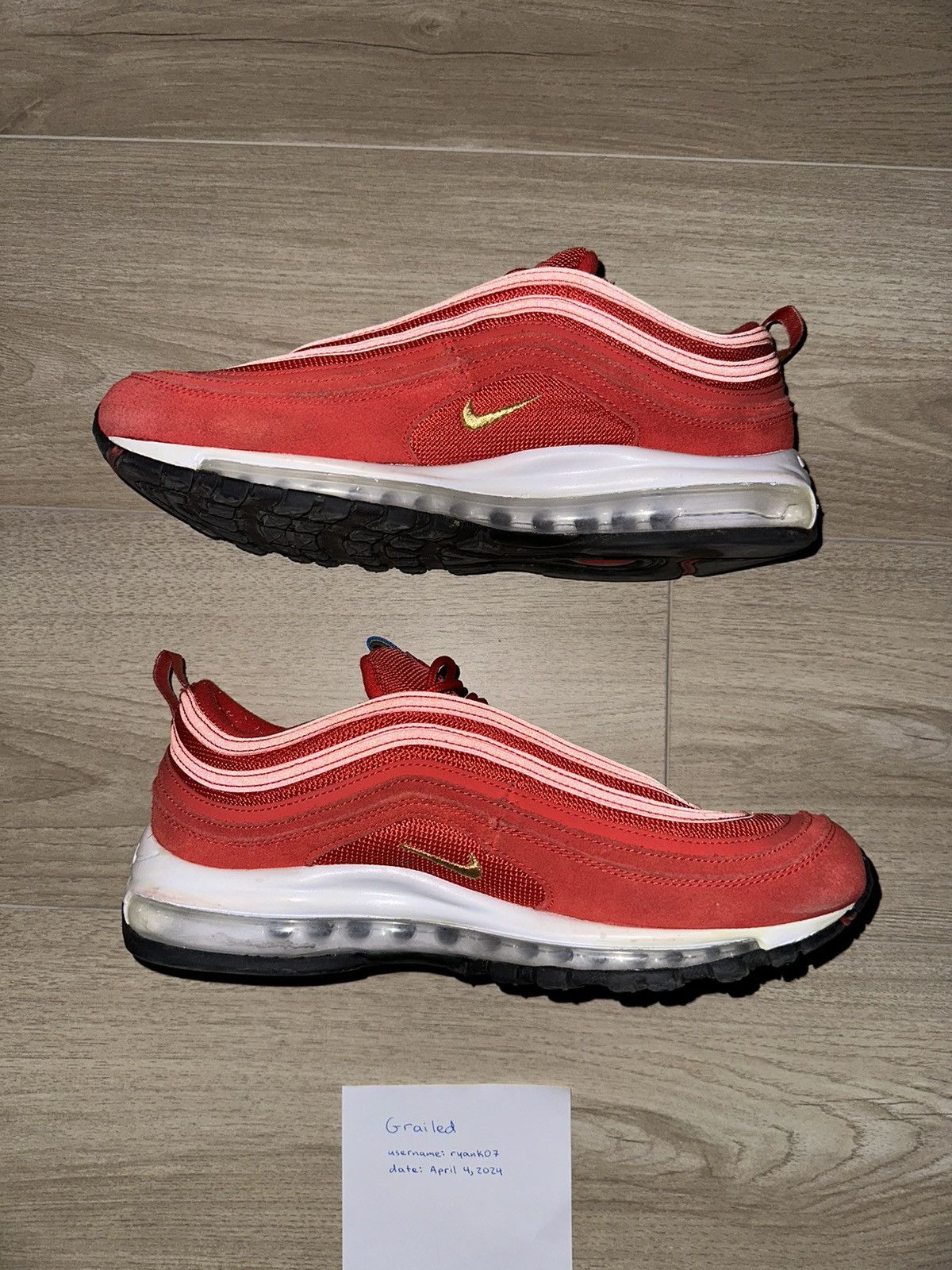 Nike Nike Air Max 97 Olympic Rings Pack Red Size US 10.5 / EU 43-44 - 5 Thumbnail
