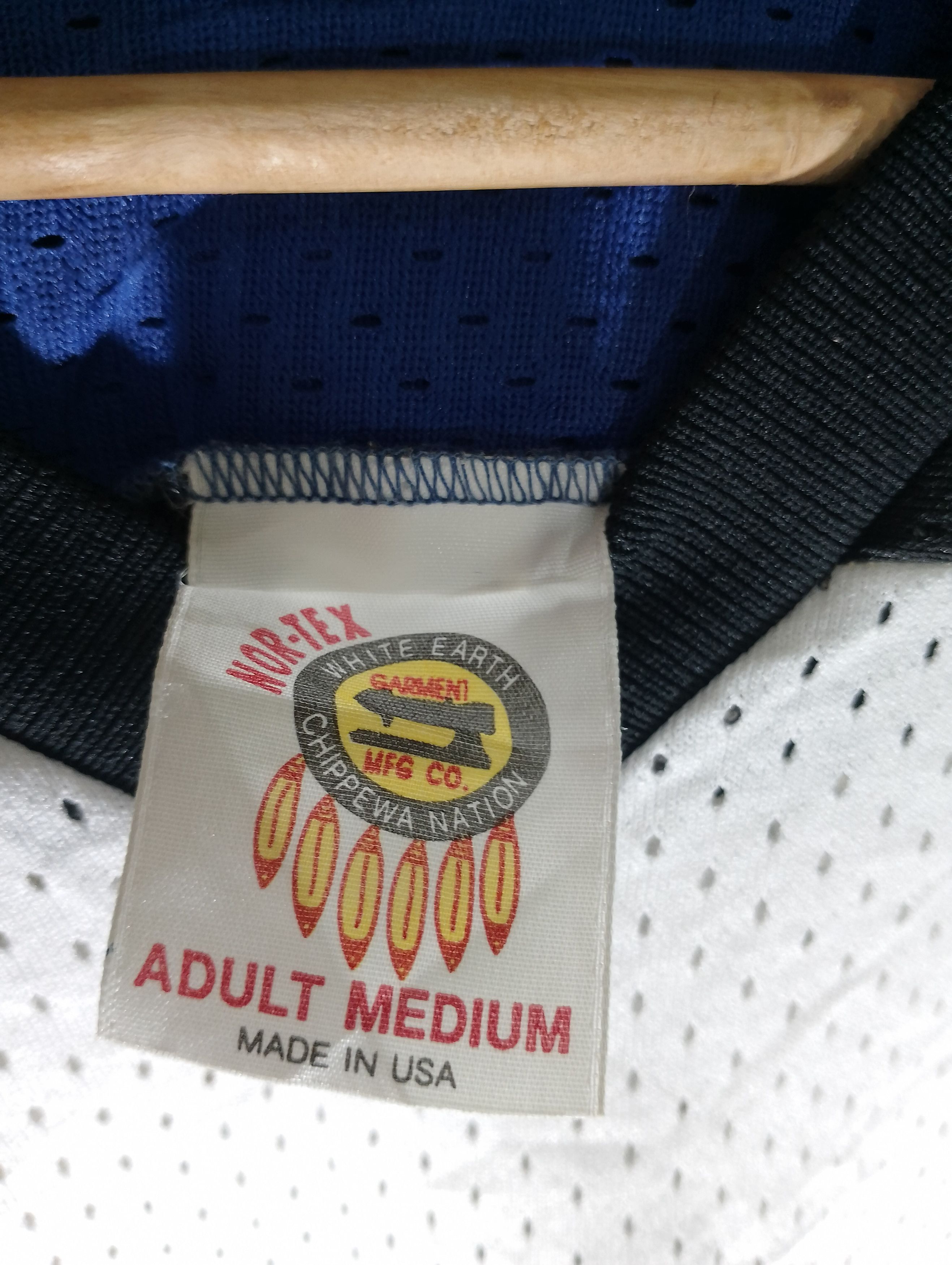Pro Player × Rap Tees Vintage Alaska Mustang blue devils Hockey Jersey Size US XL / EU 56 / 4 - 6 Thumbnail