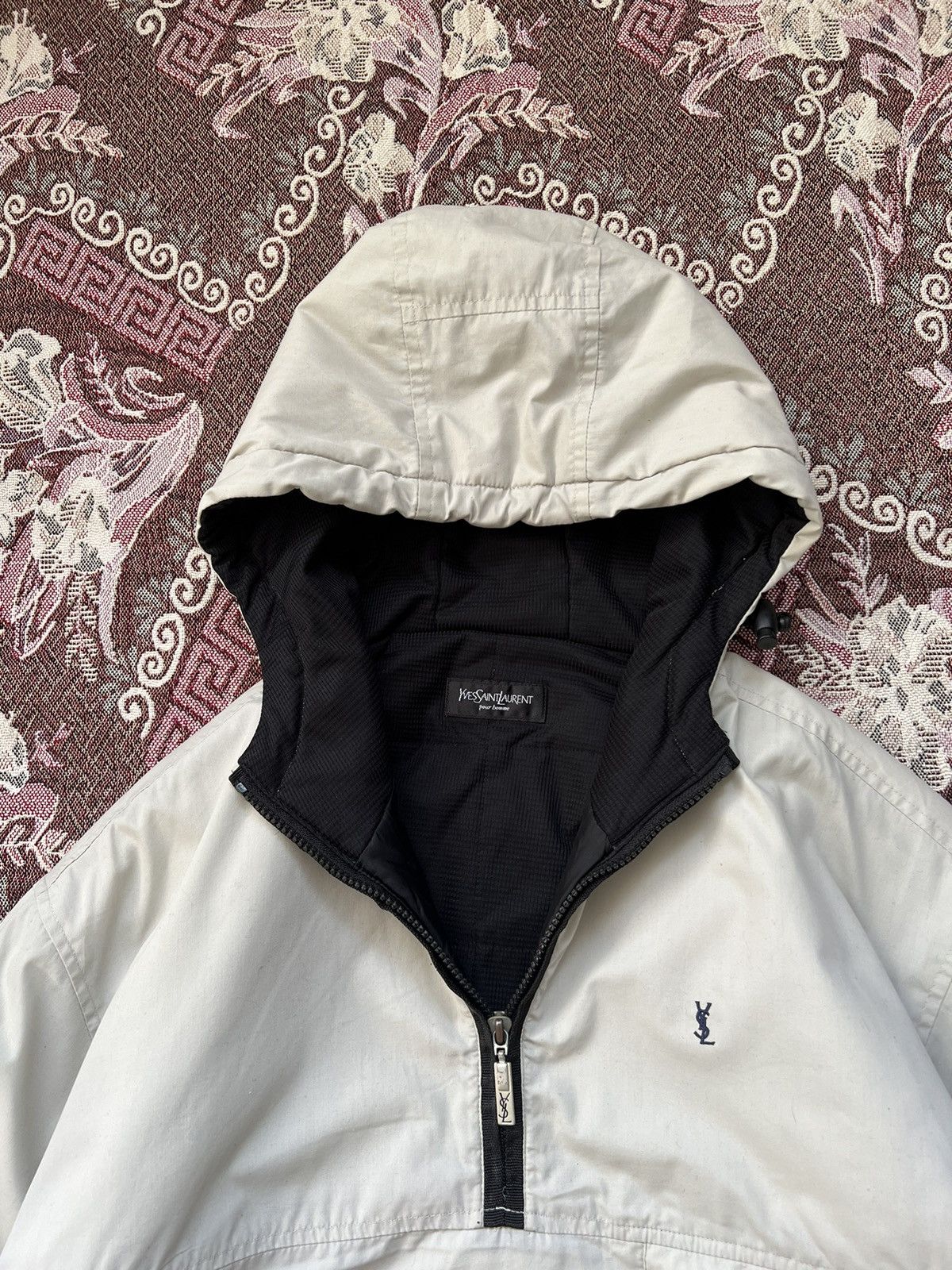 Vintage × Yves Saint Laurent YSL Yves Saint Laurent Jacket Anorak Bomber Vintage Size US M / EU 48-50 / 2 - 1 Thumbnail
