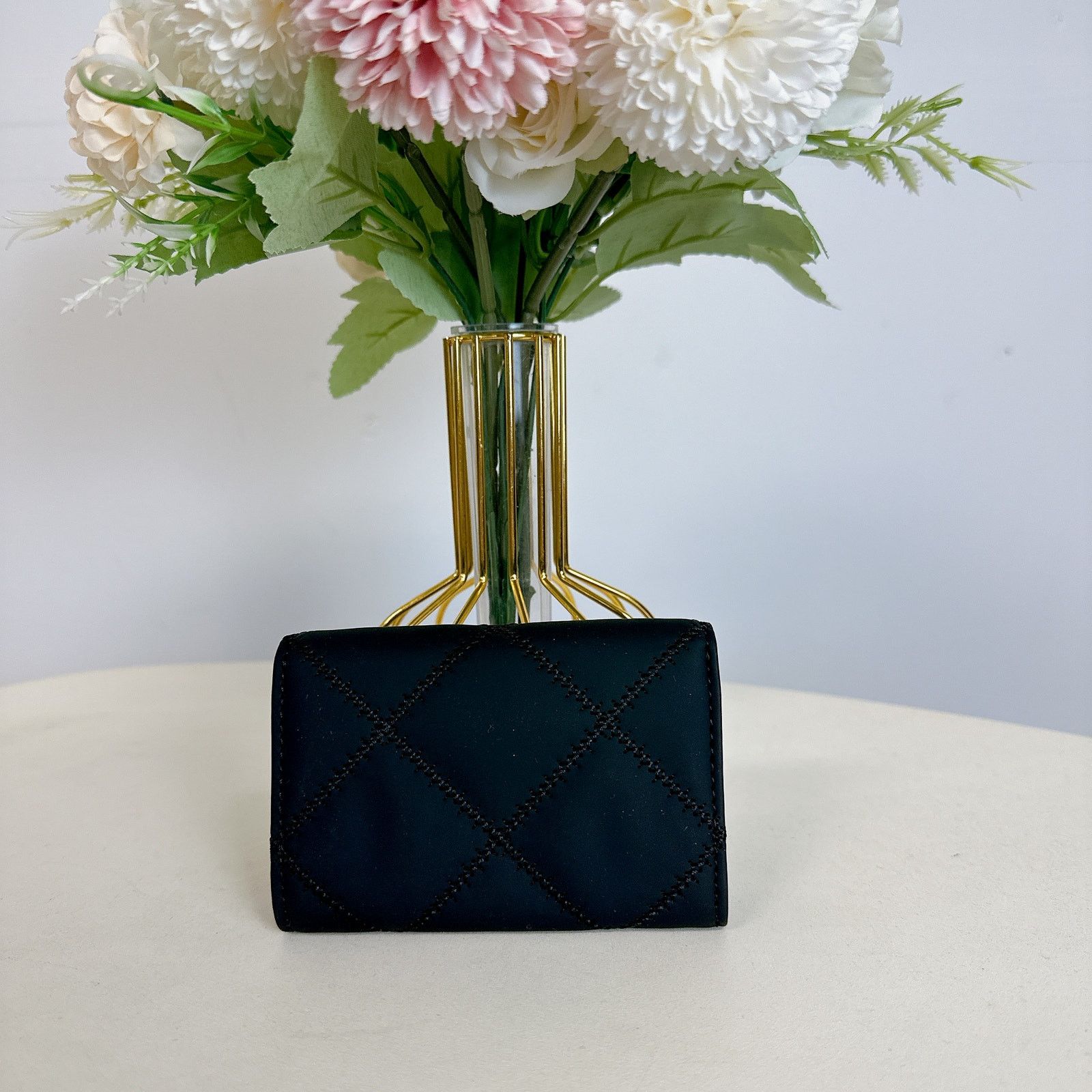 Tory Burch Tory Burch 150057 WILLA MATTE CARD CASE IN BLACK Size ONE SIZE - 2 Thumbnail