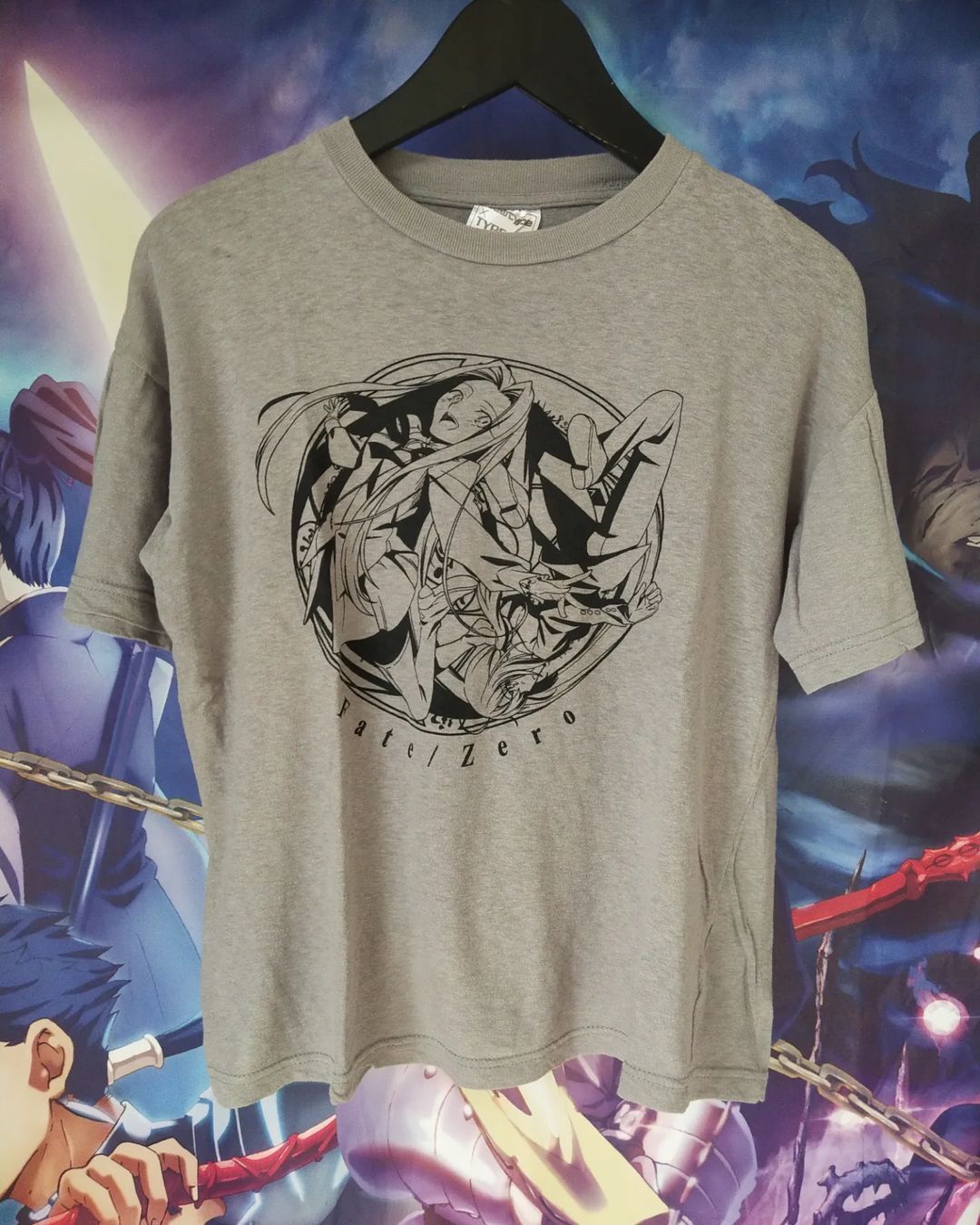Anime × Japanese Brand Fate/Zero Art Graphic Anime Tees Grey Size US S / EU 44-46 / 1 - 1 Thumbnail