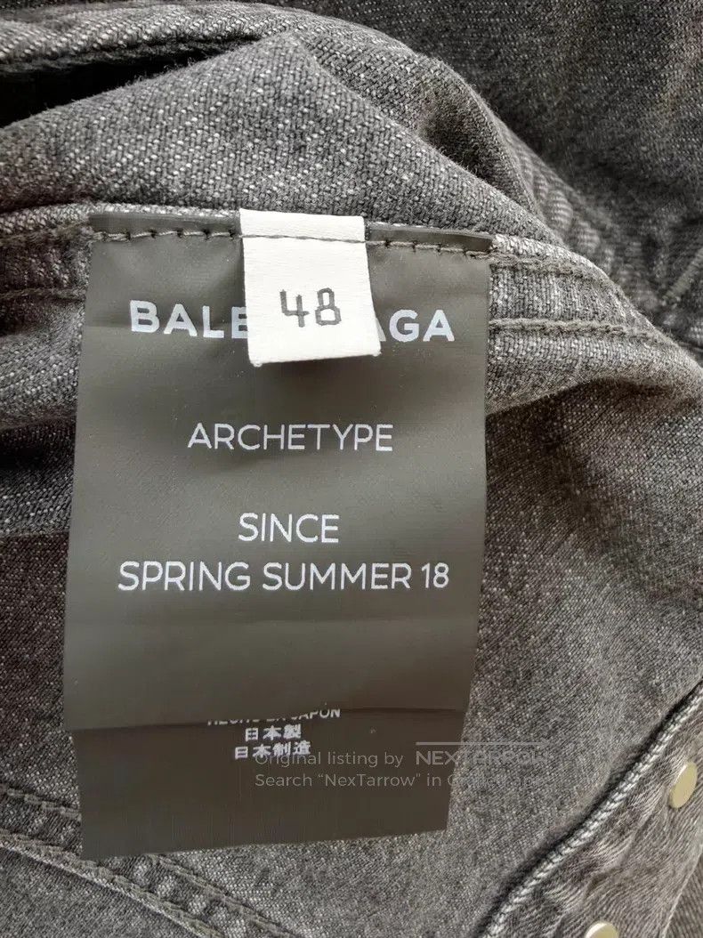 Balenciaga Balenciaga Denim Jacket Size US M / EU 48-50 / 2 - 5 Thumbnail