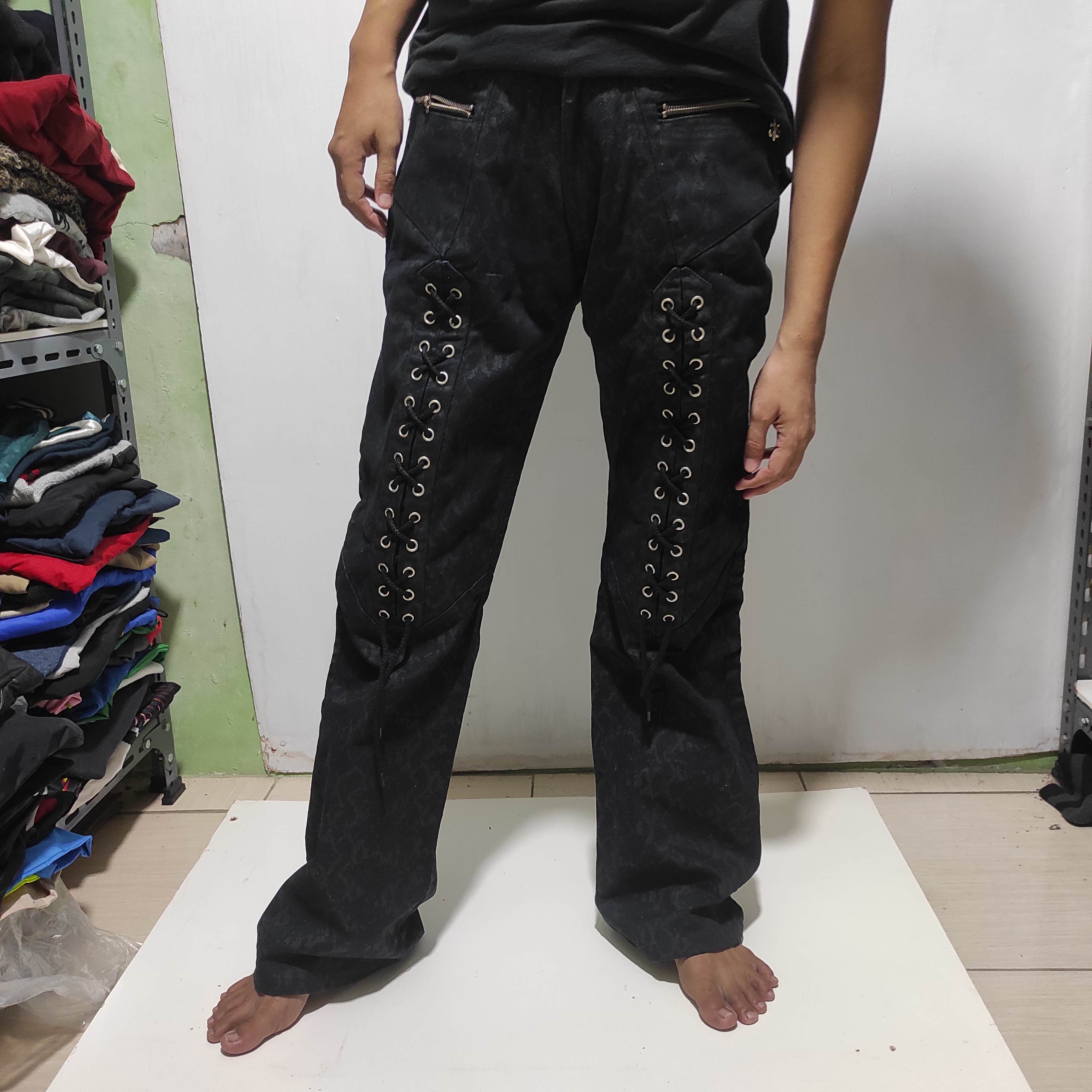 BERNINGS SHO Flare BERNINGS SHO Lace Up Bootcut Denim Jeans Size US 28 / EU 44 - 3 Thumbnail