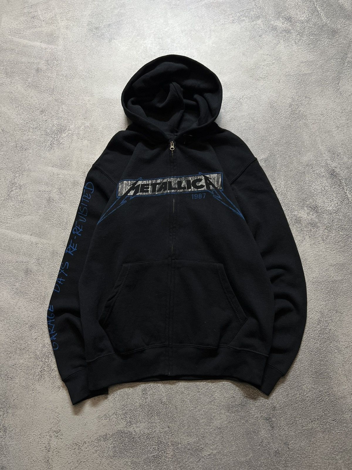 Vintage Y2k Metallica 🖤Garage Days Re-Revisited Zip Hoodie