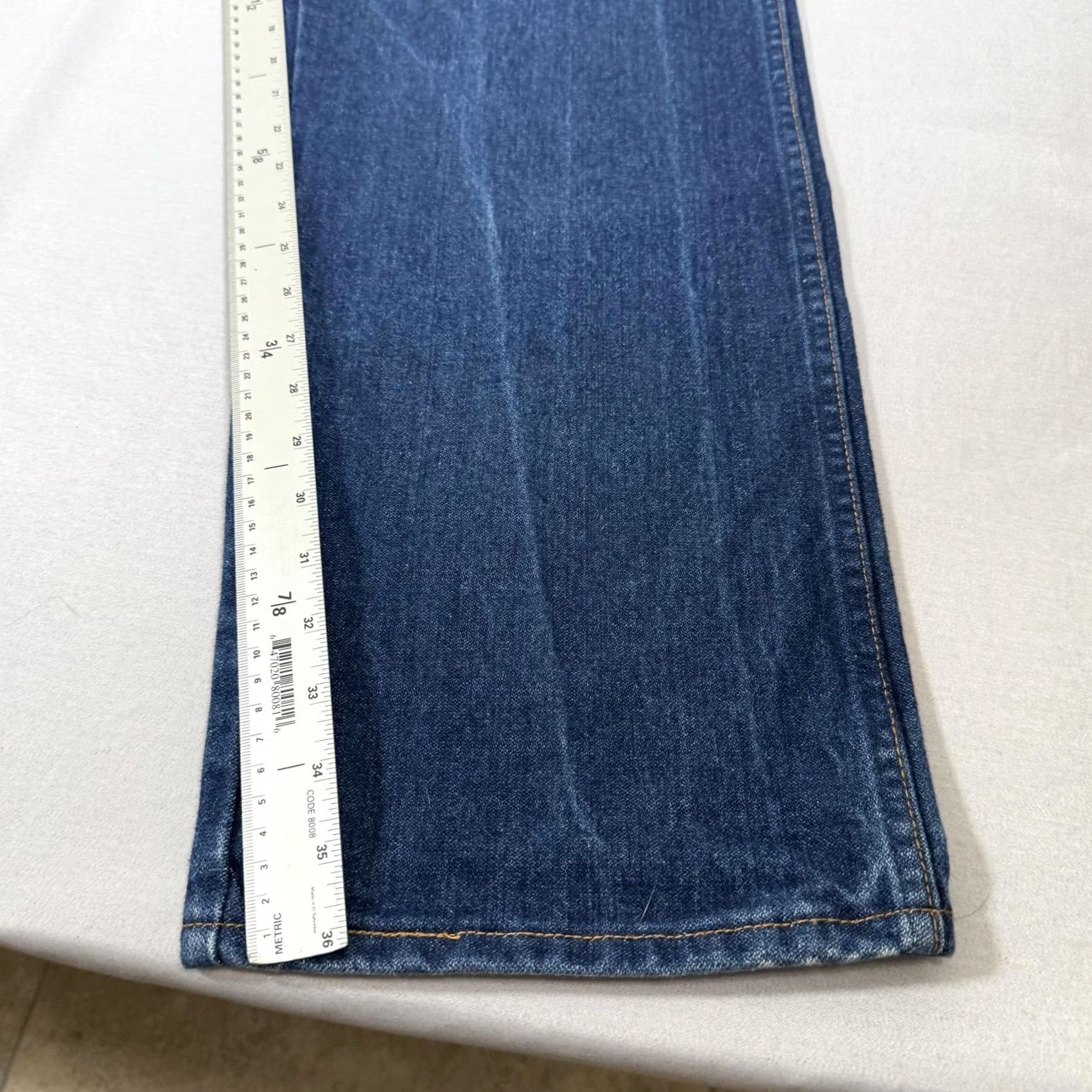 Wrangler WRANGLER Jeans Men 36x36 Blue FR Flame Resistant Relaxed Fit Denim Pants Western Straight Leg Workwear Size US 36 / EU 52 - 5 Thumbnail