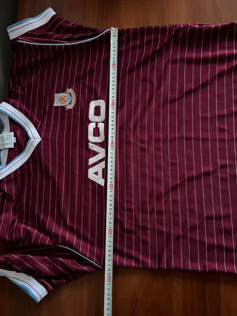 Vintage 1986 WEST HAM UNITED RETRO REMAKE SOCCER JERSEY SHIRT XL Size US XL / EU 56 / 4 - 15 Thumbnail