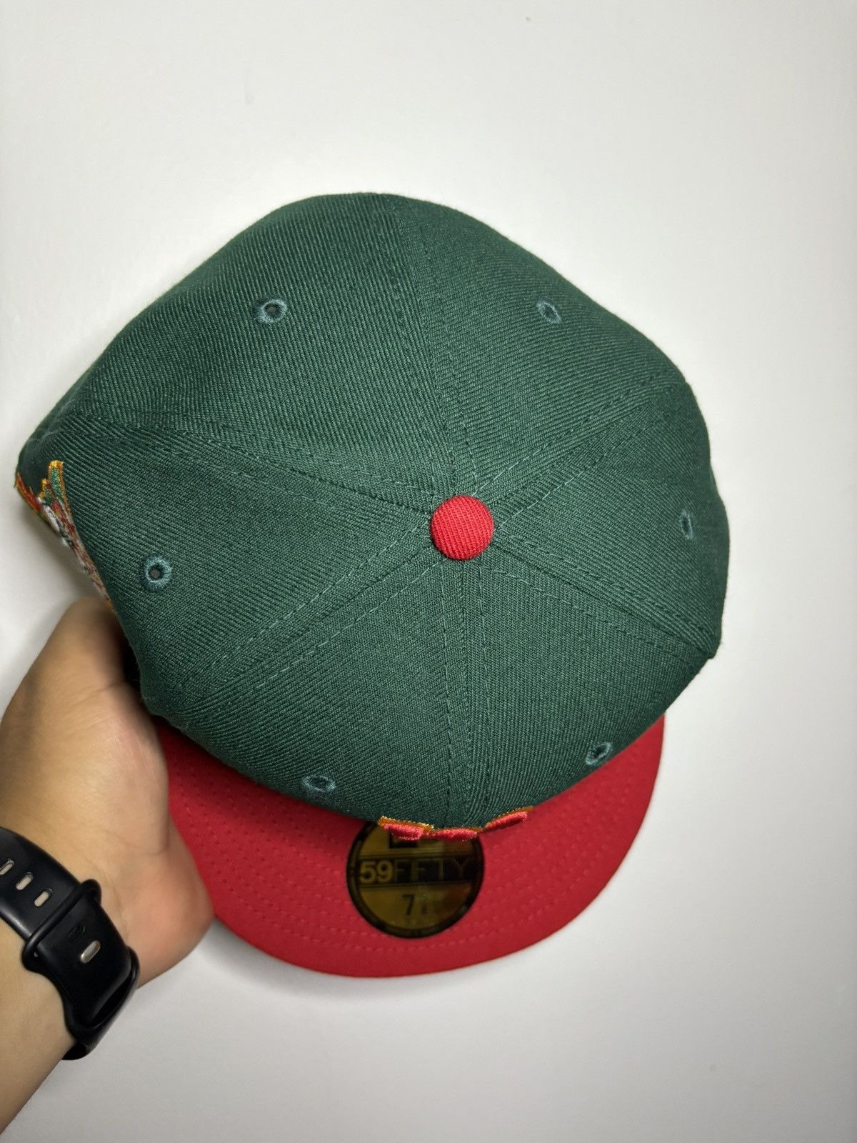 New Era Sz. 7 5/8 MLB Minnesota Twins Fitted Hat Topperz Size ONE SIZE - 5 Thumbnail
