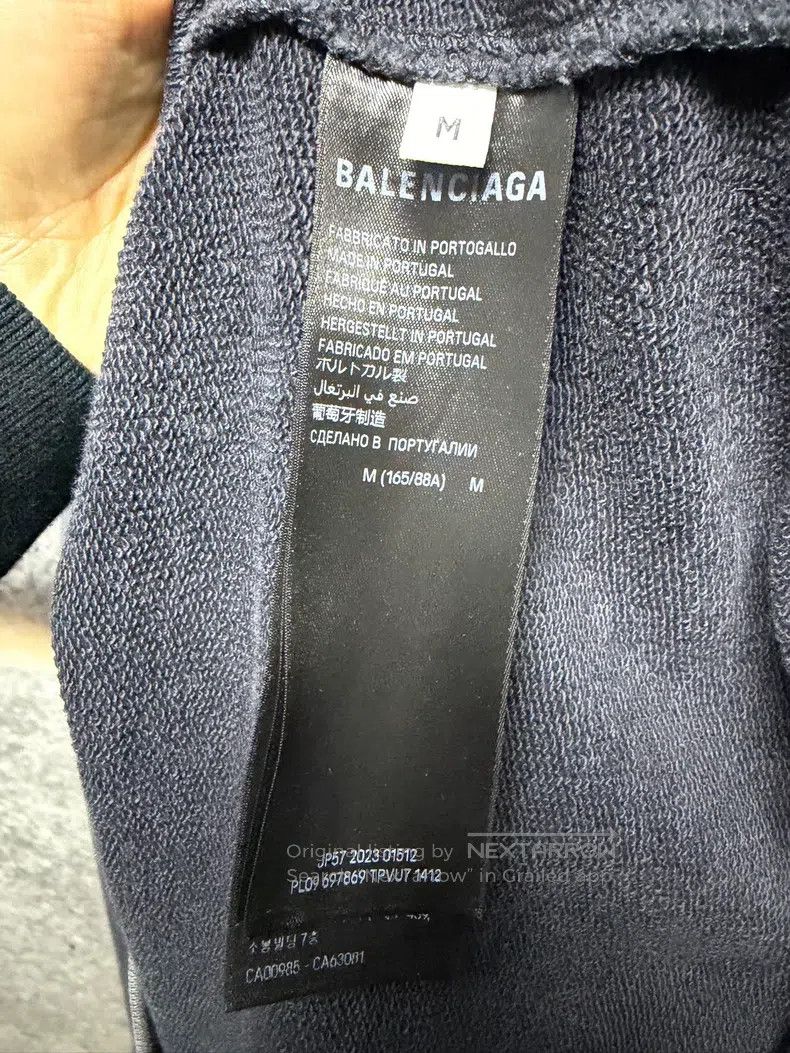 Balenciaga Balenciaga Washed Wave Hoodie Size US M / EU 48-50 / 2 - 4 Thumbnail