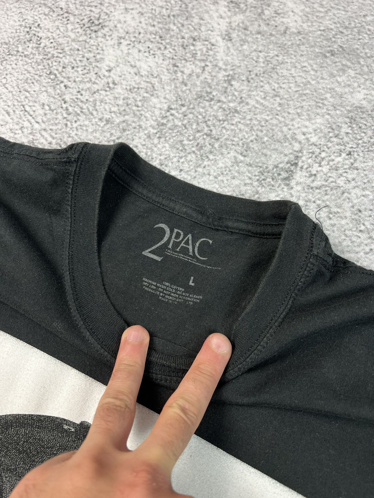 Rap Tees 2pac rap T-shirt Size US L / EU 52-54 / 3 - 4 Thumbnail