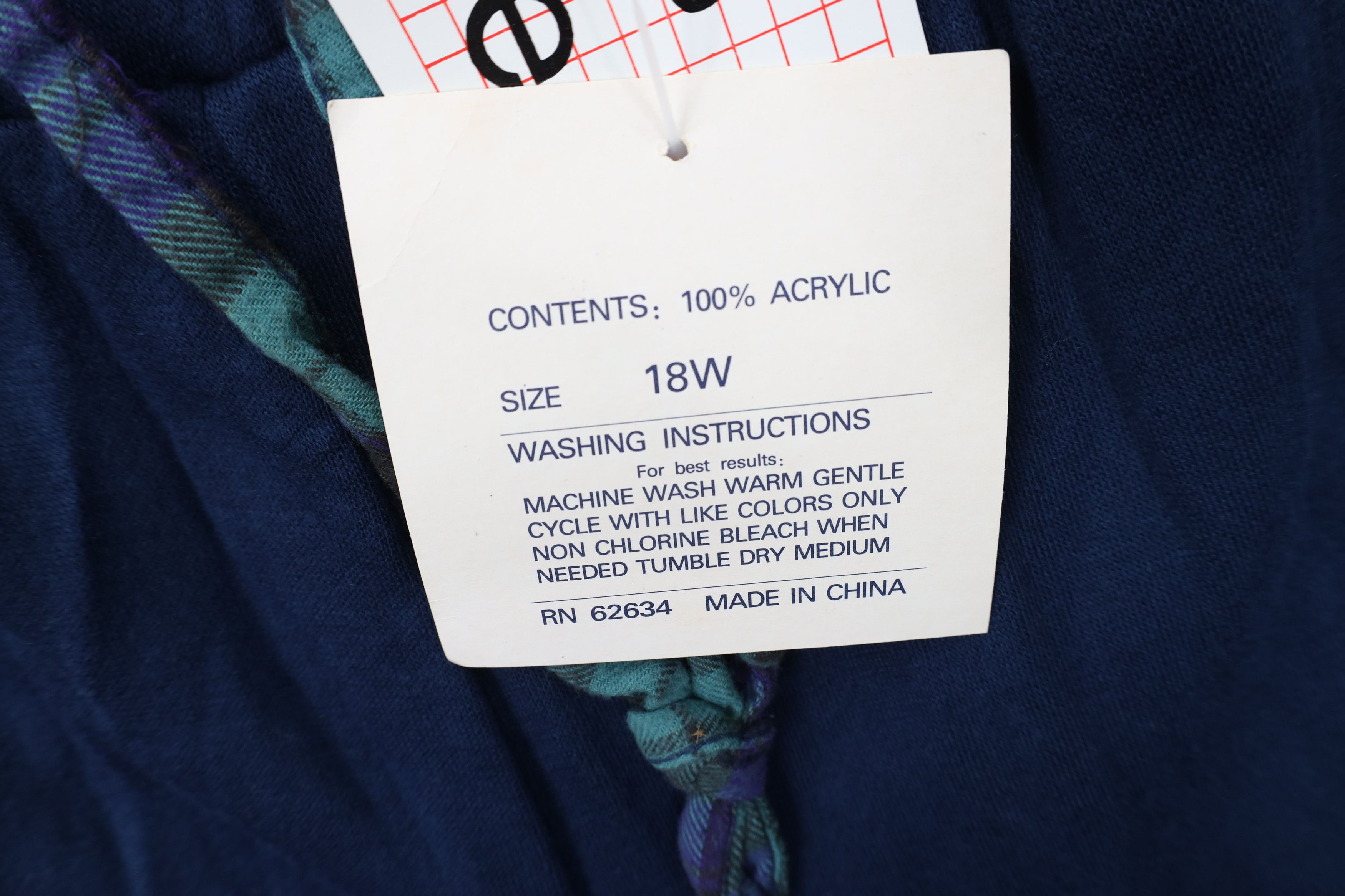 Vintage Deadstock Vintage 90s Streetwear Plaid Trim Sweatpants Pants Size 40" / US 18 - 7 Thumbnail