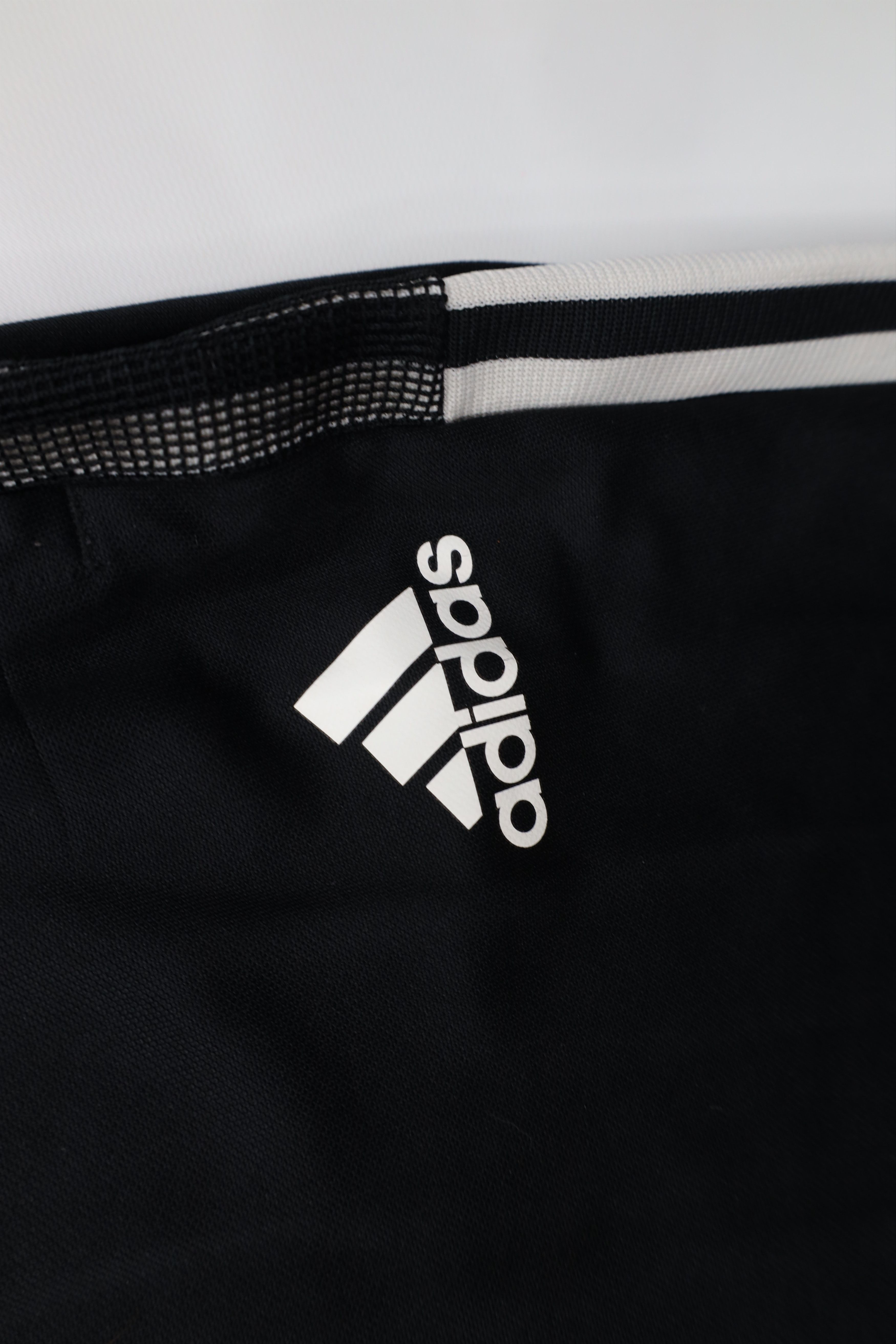 Adidas Adidas Spell Striped Tapered Leg Soccer Warm Up Pants Black Size US 36 / EU 52 - 6 Thumbnail