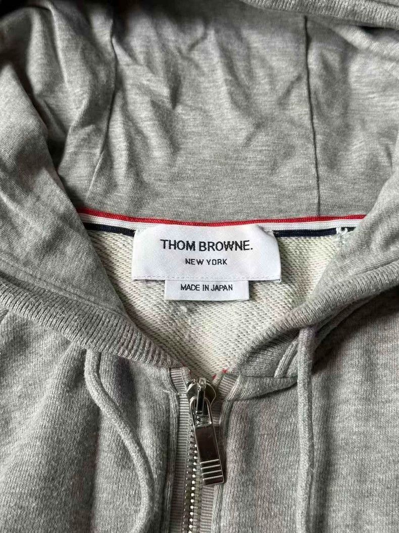 Thom Browne Thom Browne Gray knit jacket Size US XS / EU 42 / 0 - 3 Thumbnail