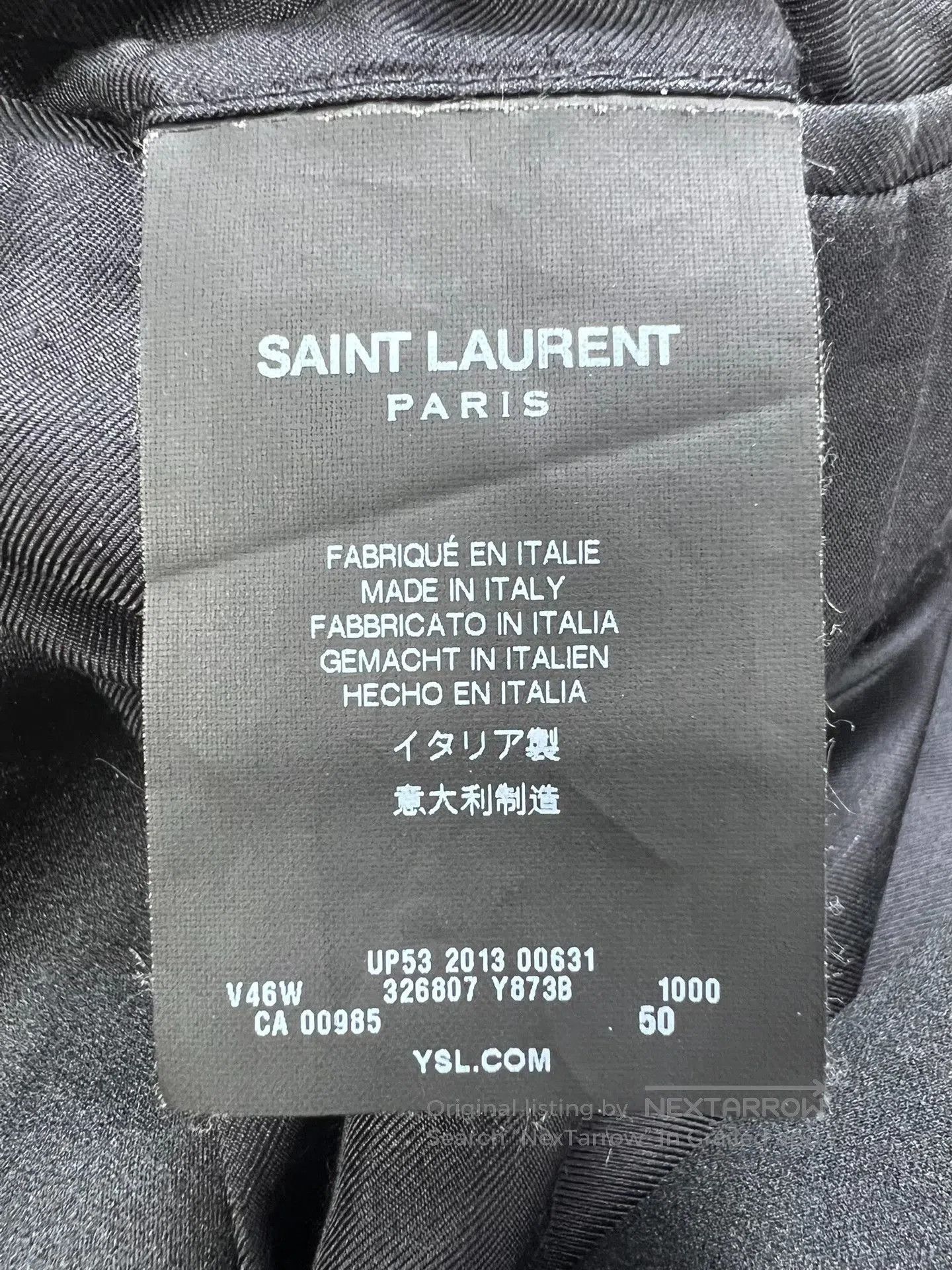 Saint Laurent Paris Saint Laurent Black Smoking Jacket with Silk Details. Size US M / EU 48-50 / 2 - 5 Thumbnail