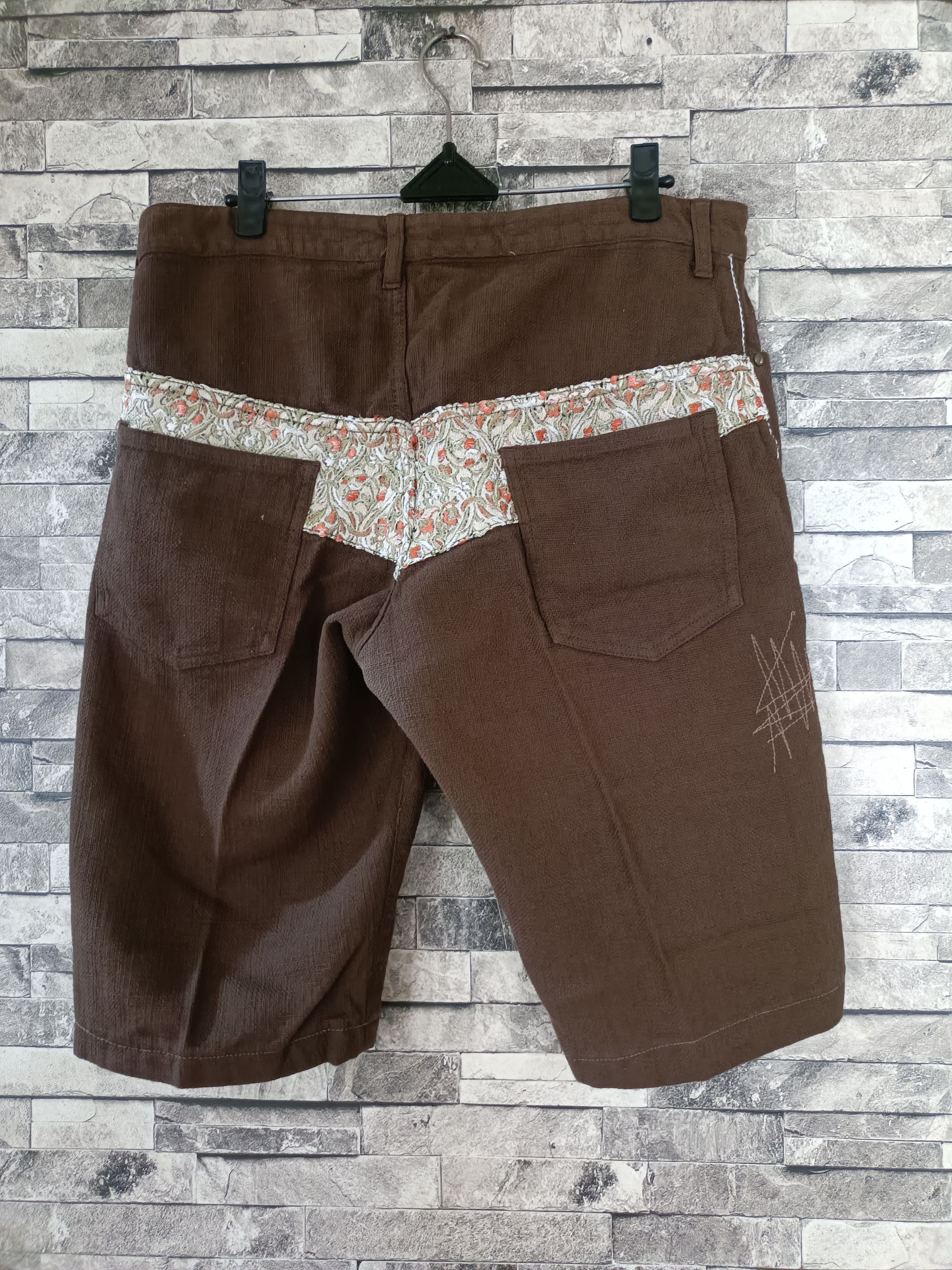 Japanese Brand Vintage gemstone japan art patches jorts pants Size US 34 / EU 50 - 6 Thumbnail