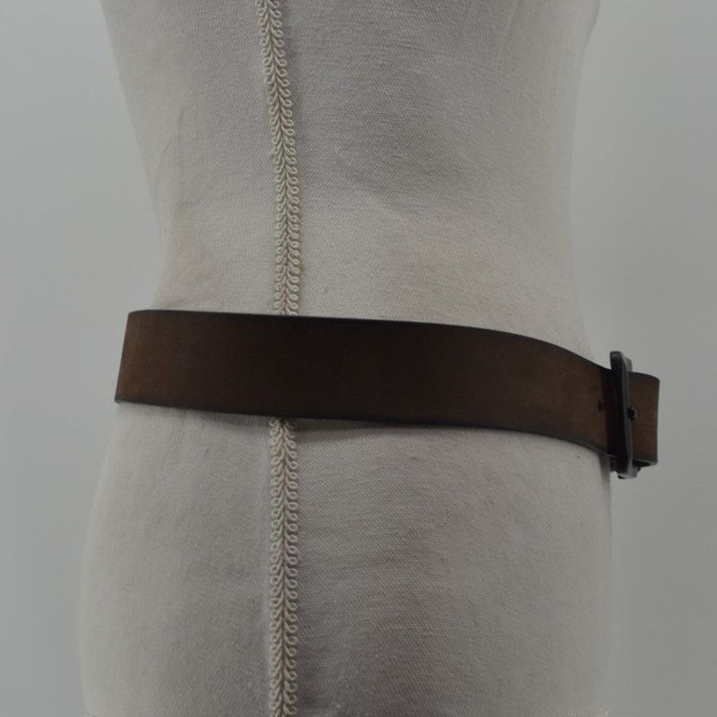 Other American Bison Brown Leather Belt Durable Mens Classic Sz 32 Size 32 - 9 Thumbnail