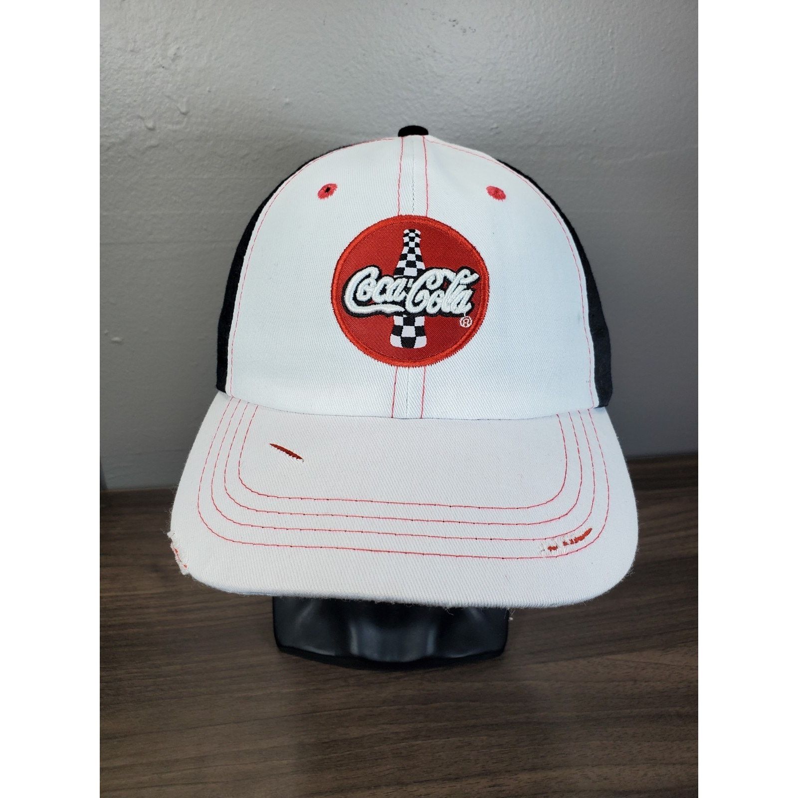 Coca Cola × Vintage Coca-Cola Refresh Recycle Distressed Hat Cap Racing Patch Size ONE SIZE - 3 Thumbnail