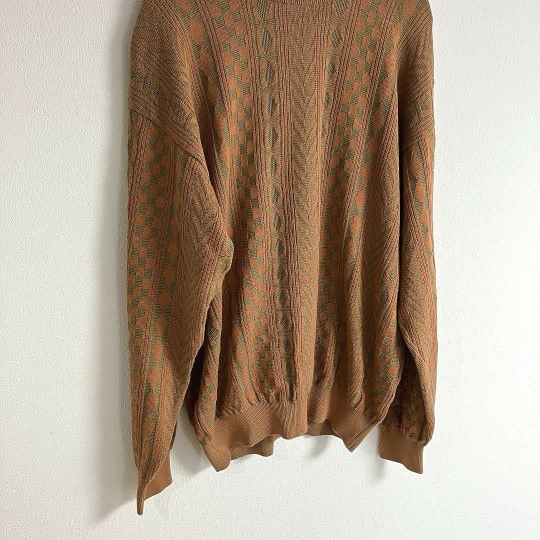 Christian Dior MONSIEUR Orange Knit Sweater