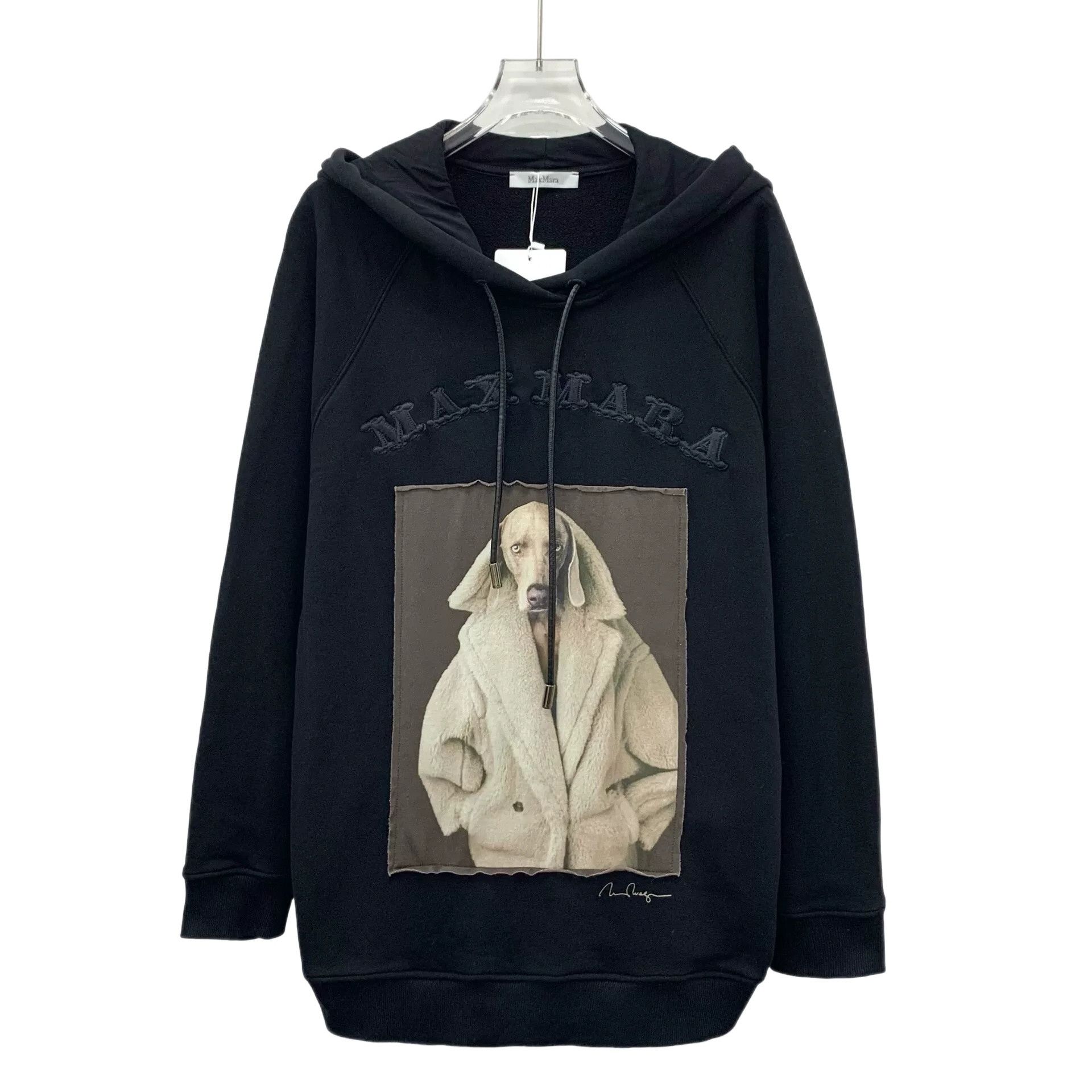 Max Mara Max Mara Dog Graphic Logo Hoodie S Size S / US 4 / IT 40 - 1 Thumbnail