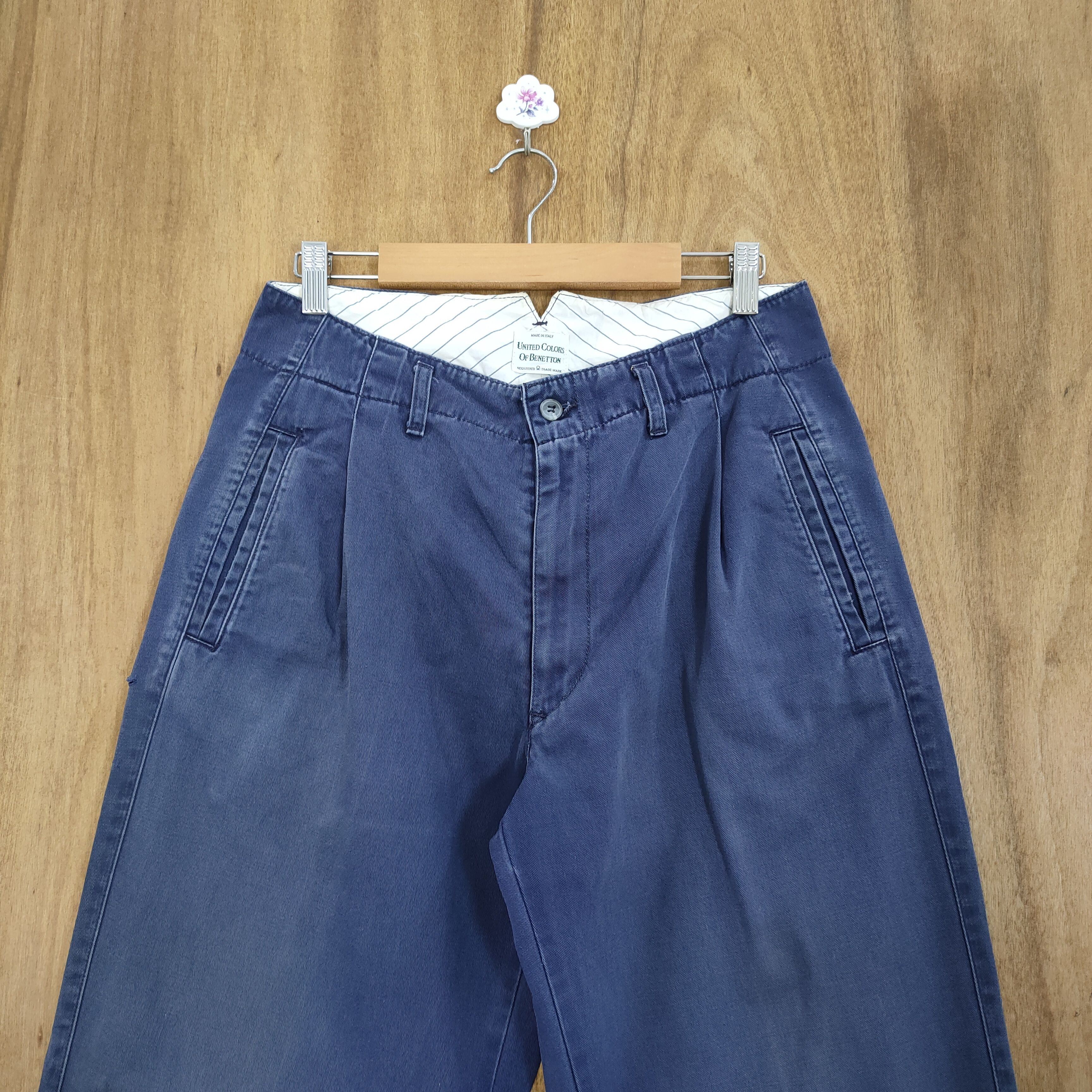 United Colors Of Benetton UNITED COLORS OF BENETTON CHINO PANTS Size US 30 / EU 46 - 2 Thumbnail