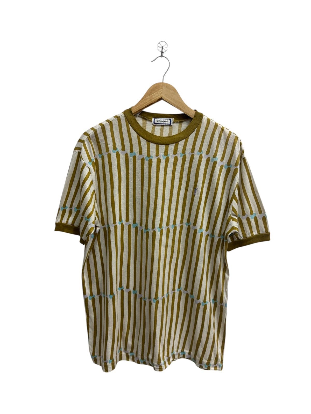 Yves Saint Laurent Vintage Yves Saint Laurent Striped Size US M / EU 48-50 / 2 - 1 Thumbnail