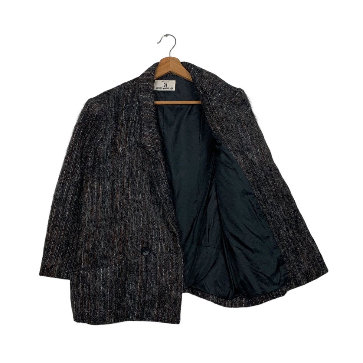 Kenzo Vintage KENZO WATANABE Mohair Blazers Suit Jacket #1730-C77 Size US S / EU 44-46 / 1 - 9 Thumbnail