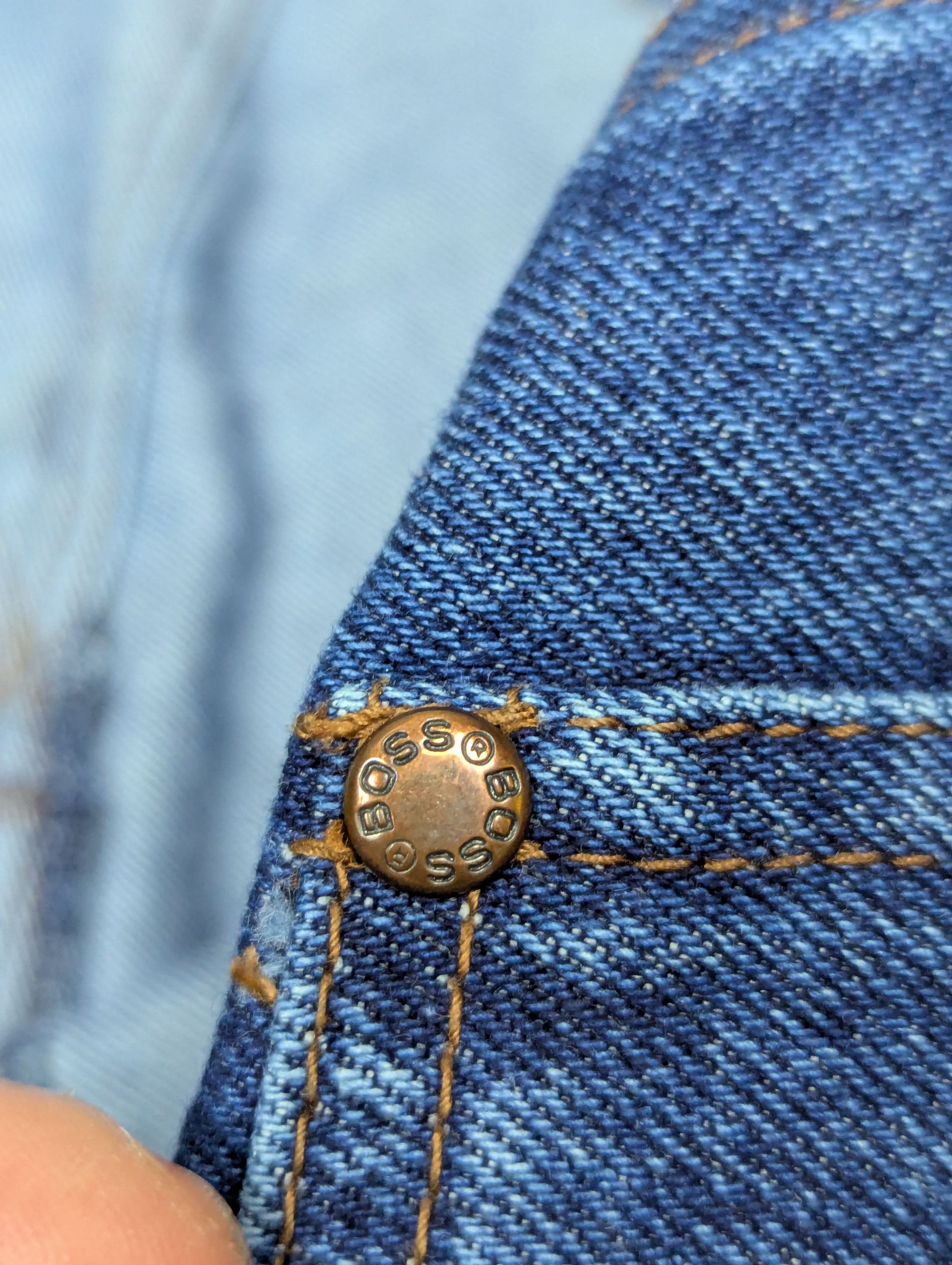 Hugo Boss BOSS Jeans Denim Overalls Men’s M Blue 80s 90s Vintage Size US 32 / EU 48 - 6 Thumbnail