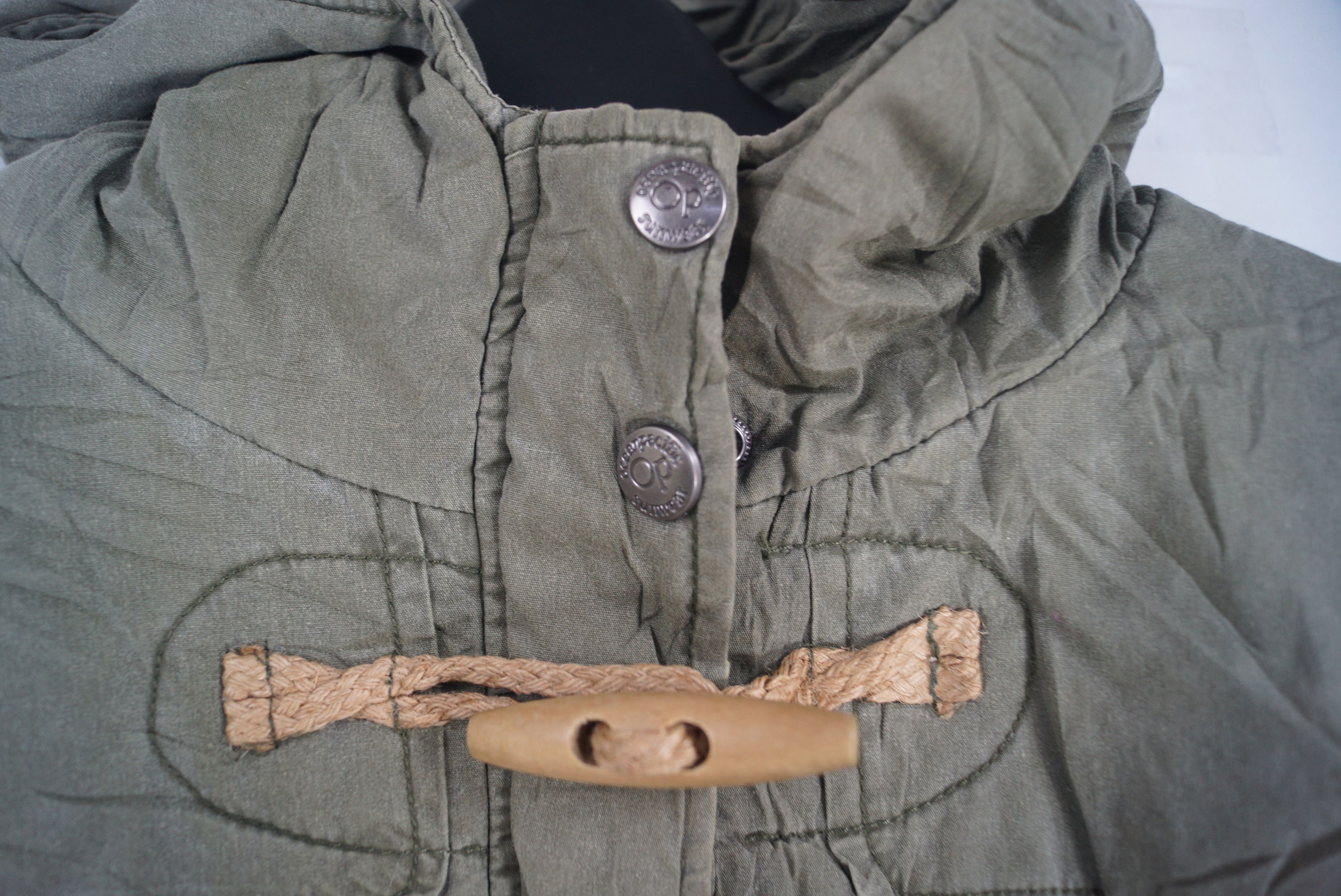 Rare Ocean Pacific Jacket Parka Zipper Hoodie