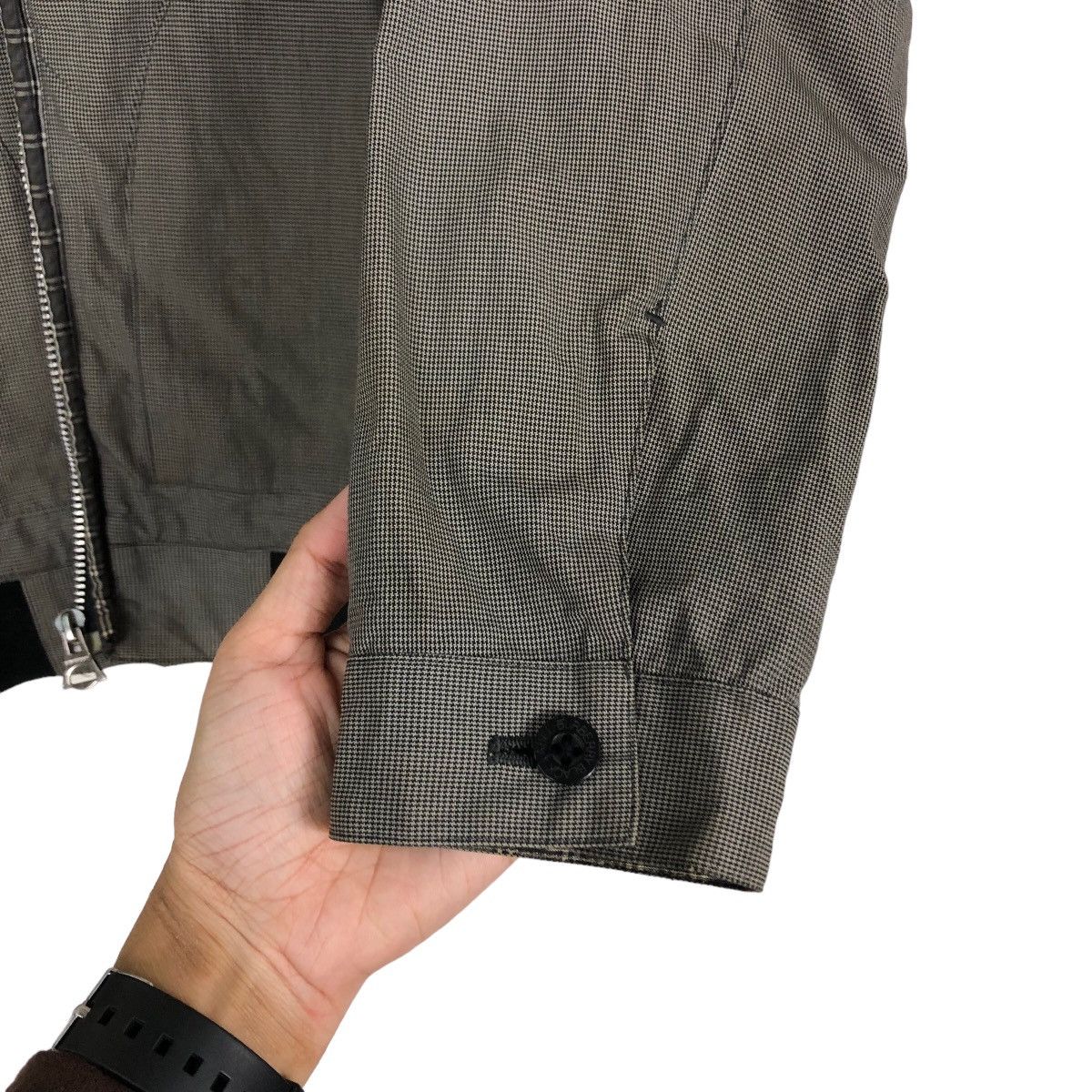 Burberry 🔥Vintage Bomber Jacket Zipper Burberry Black Label Size US M / EU 48-50 / 2 - 15 Thumbnail