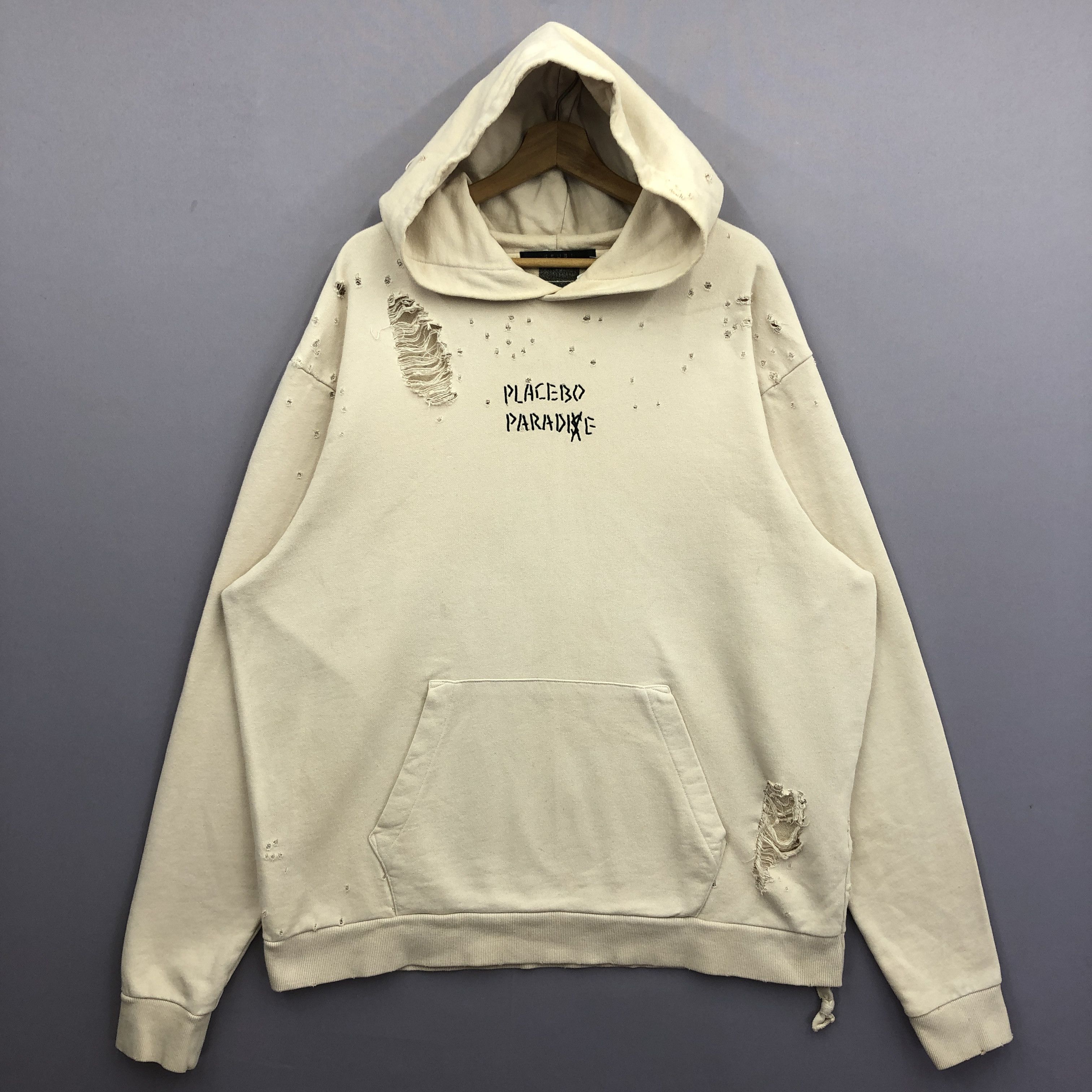 Ksubi Vintage Ksubi Placebo Paradise Hoodie Sweater Sweatshirt Size US XL / EU 56 / 4 - 2 Thumbnail