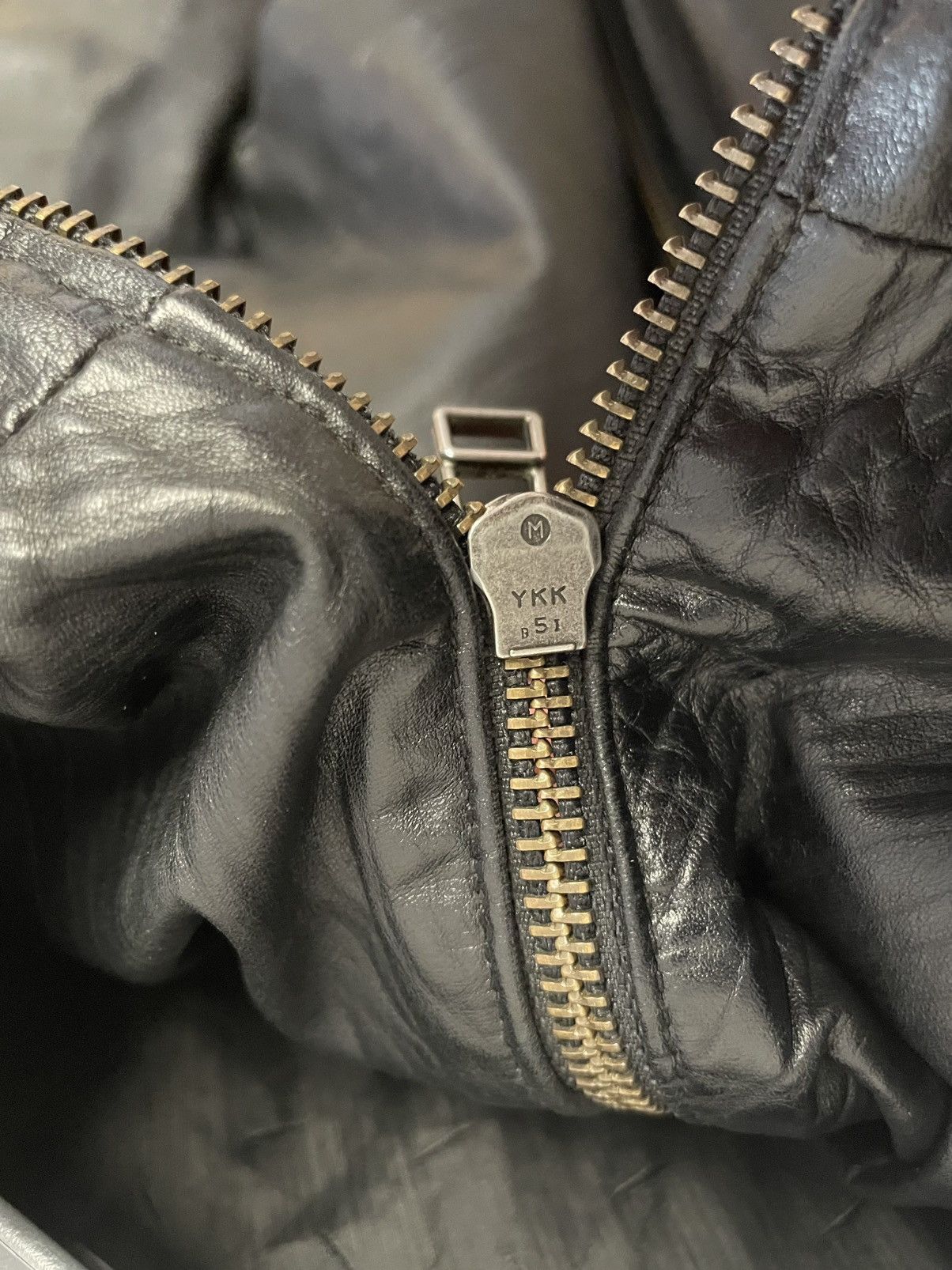Diesel Vintage Black Diesel Leather Jacket Size US S / EU 44-46 / 1 - 11 Thumbnail