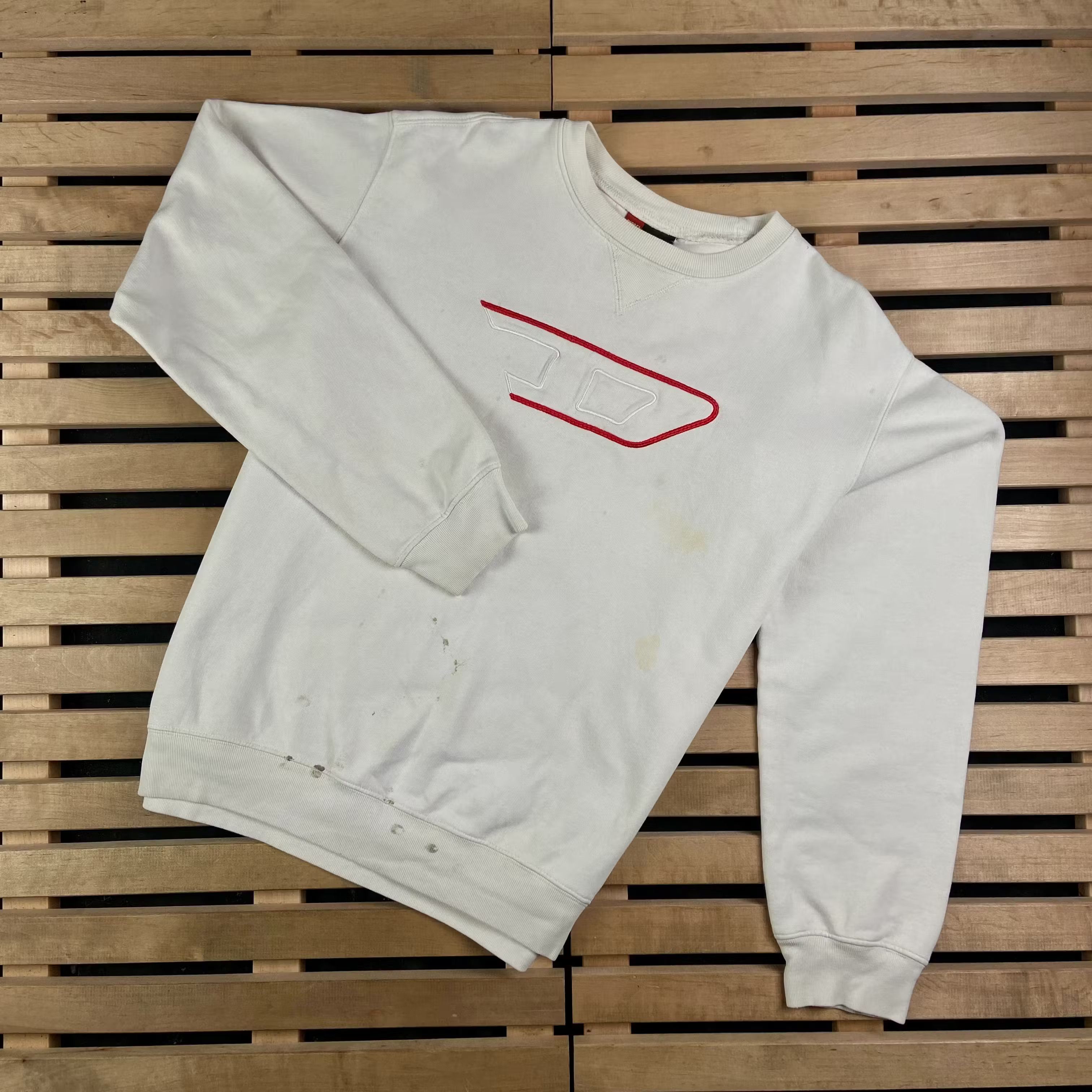 Diesel × Vintage Mens Sweatshirt Diesel Vintage Big Print Size L Size US L / EU 52-54 / 3 - 1 Thumbnail
