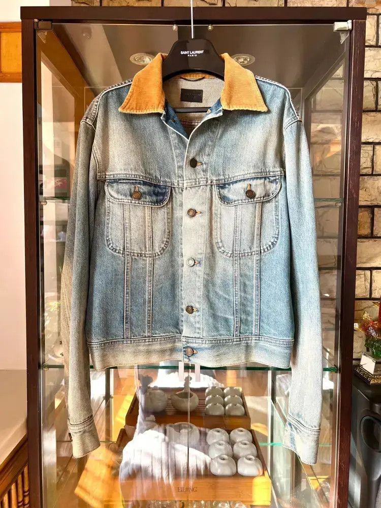 Saint Laurent Paris Saint Laurent Paris 16AW Western Denim Jacket-2507 Size US M / EU 48-50 / 2 - 6 Thumbnail