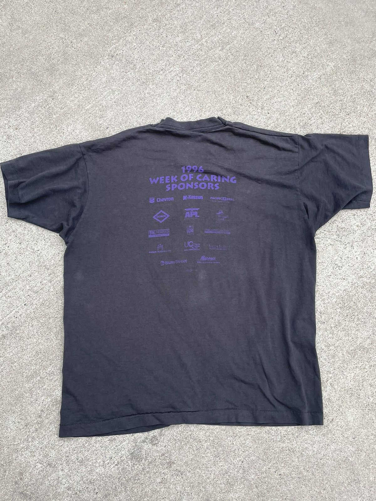Vintage “Week of Caring 1996” vintage T shirt Size US XL / EU 56 / 4 - 2 Thumbnail