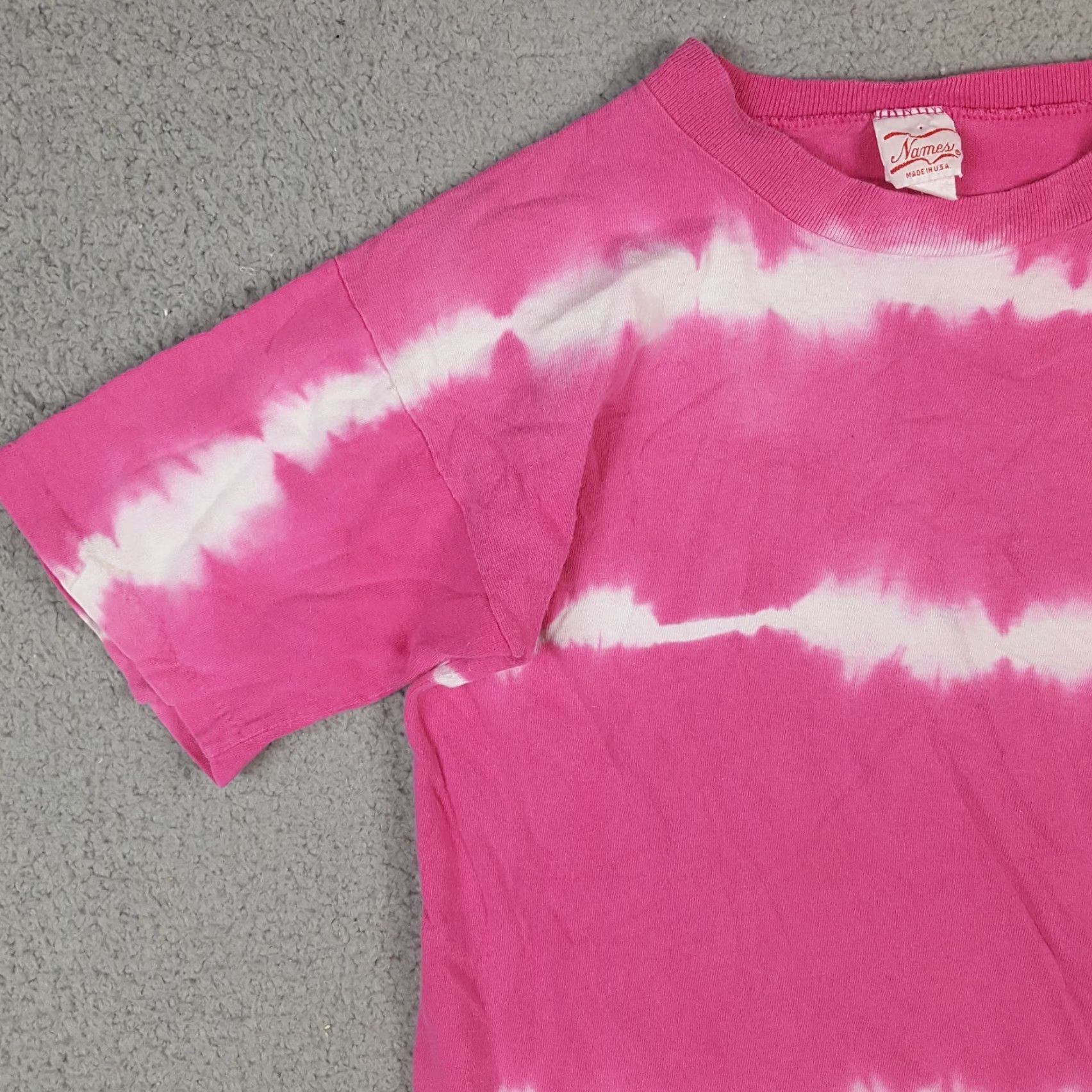Vintage Vintage 80s Pink Tie-Dye T-Shirt Women's XS Hippie Retro Music Festival Summer Casual Made in USA Size XS / US 0-2 / IT 36-38 - 4 Thumbnail