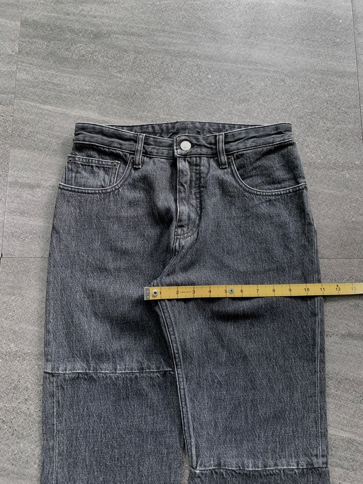 Maison Margiela FREE TAX! MM6 Paneled Wash Denim Jeans Size US 28 / EU 44 - 14 Thumbnail