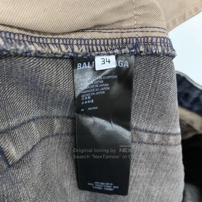 Balenciaga Balenciaga Detachable straight jeans Size US 34 / EU 50 - 7 Thumbnail